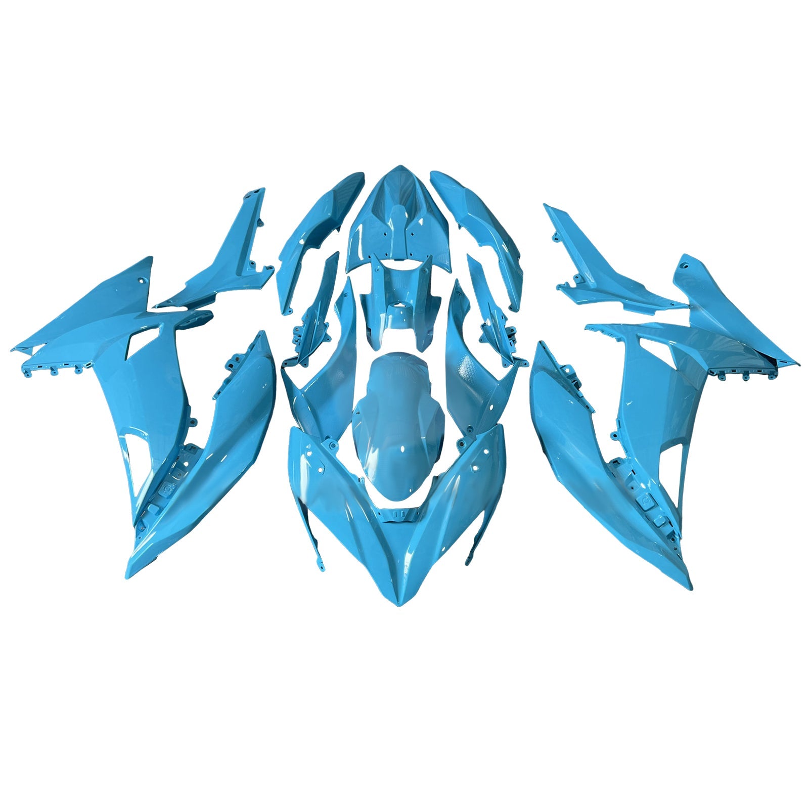 Injection Fairing Kit Bodywork Plastic ABS fit For Kawasaki ER-6F Ninja650R 2017-2019