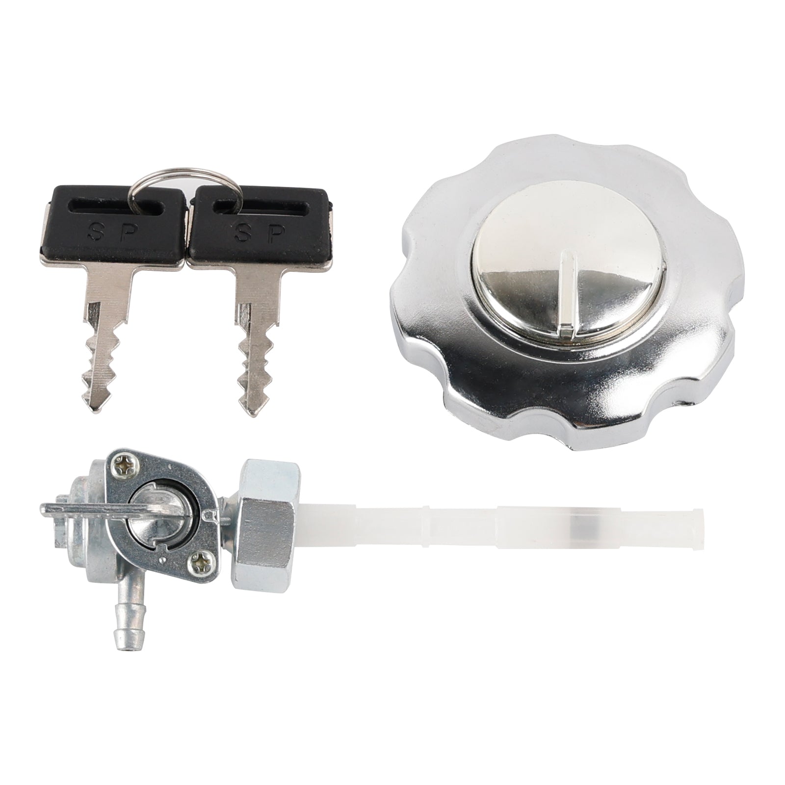 Silver Cafe Racer Gas Tank Motorcycle Fuel Retro Classic For Bobber Scrambler