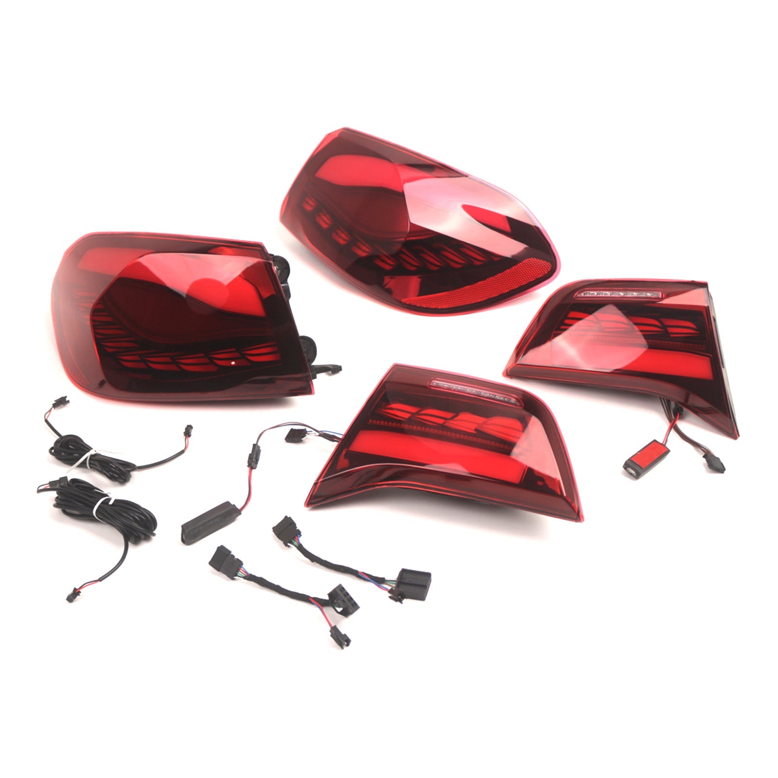 2014-2020 BMW F36 (Gran Coupe/Convertible) L&R Red LED Tail Lights Rear Lamp Assembly 63217296100 63217296099