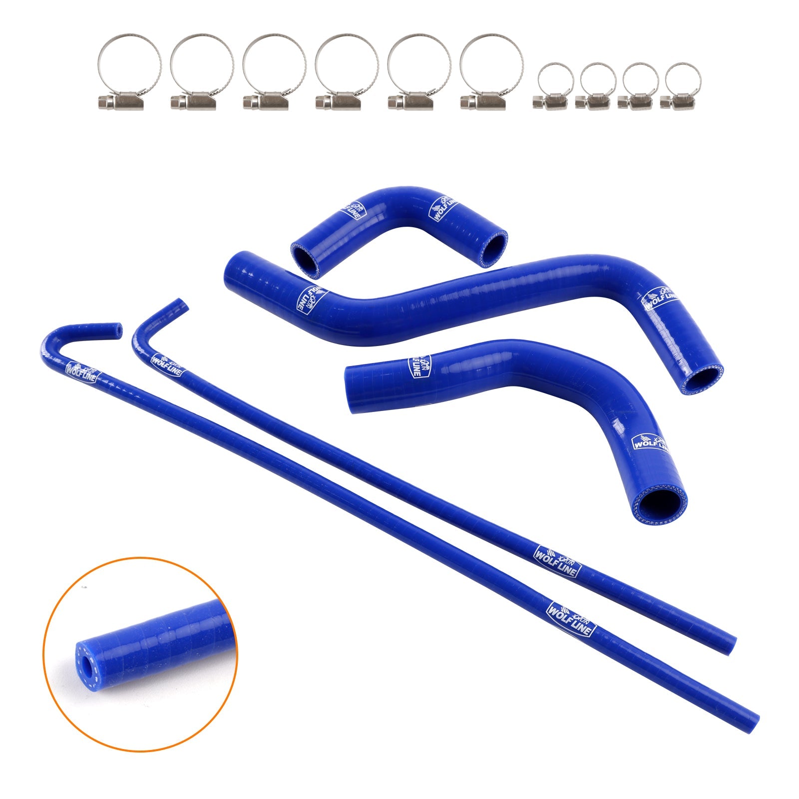 Silicone Radiator coolant Hose kit For Kawasaki Z900 Z900RS 2017-2025