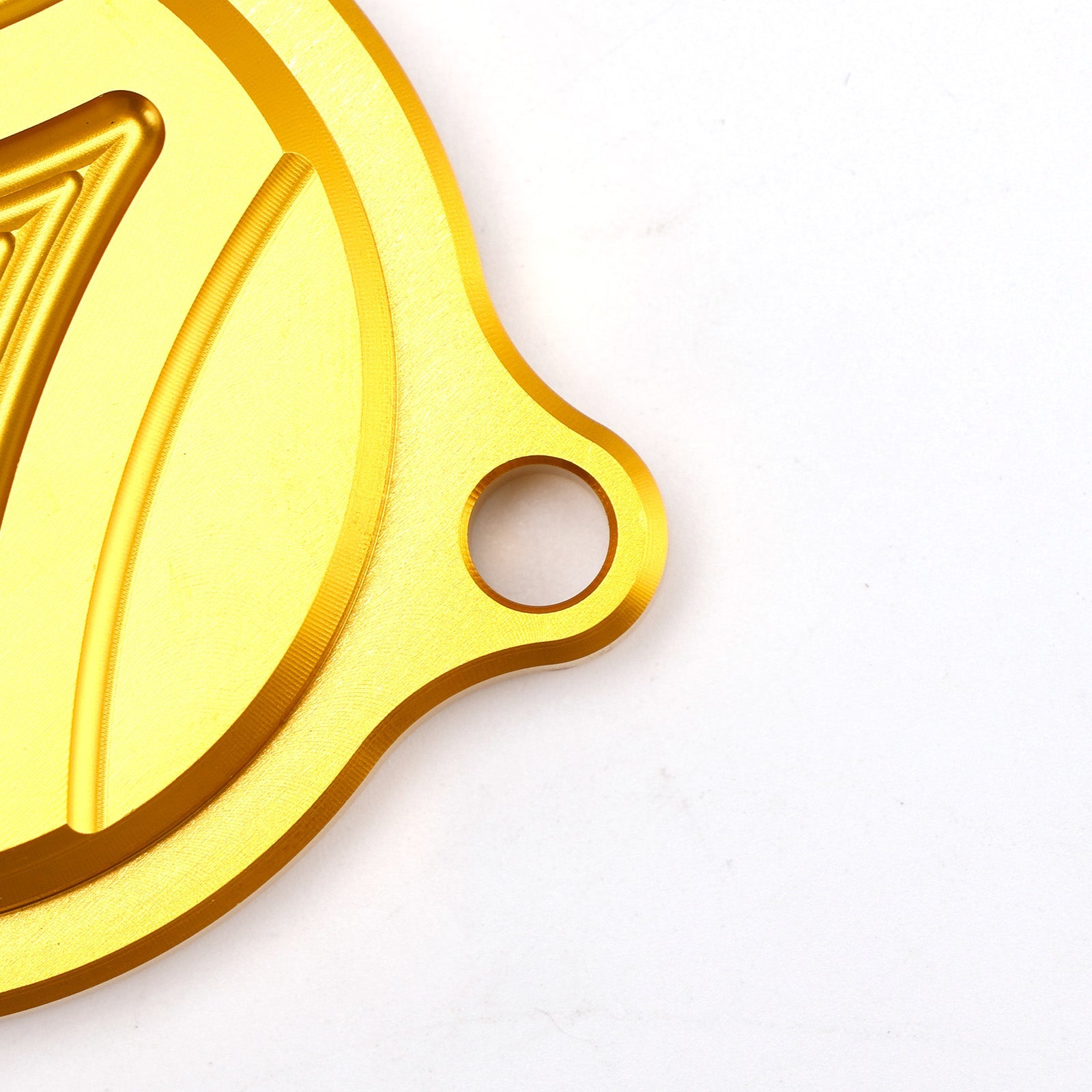 CNC Gold Oil Filter Cover For Suzuki Burgmann UH 125 150 200 DR-Z 400 E S SM