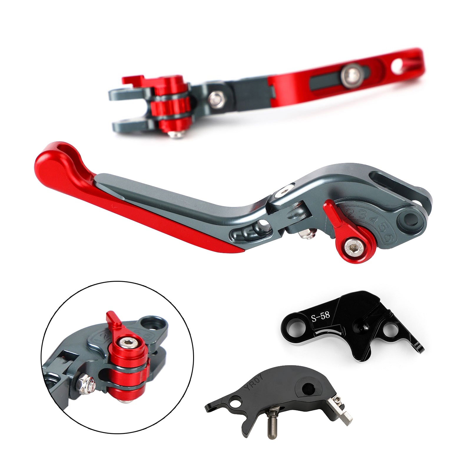 Adjustable Clutch Brake Lever fit for YAMAHA YZF R7 MT-10/SP FZ-10/SP 2022-23