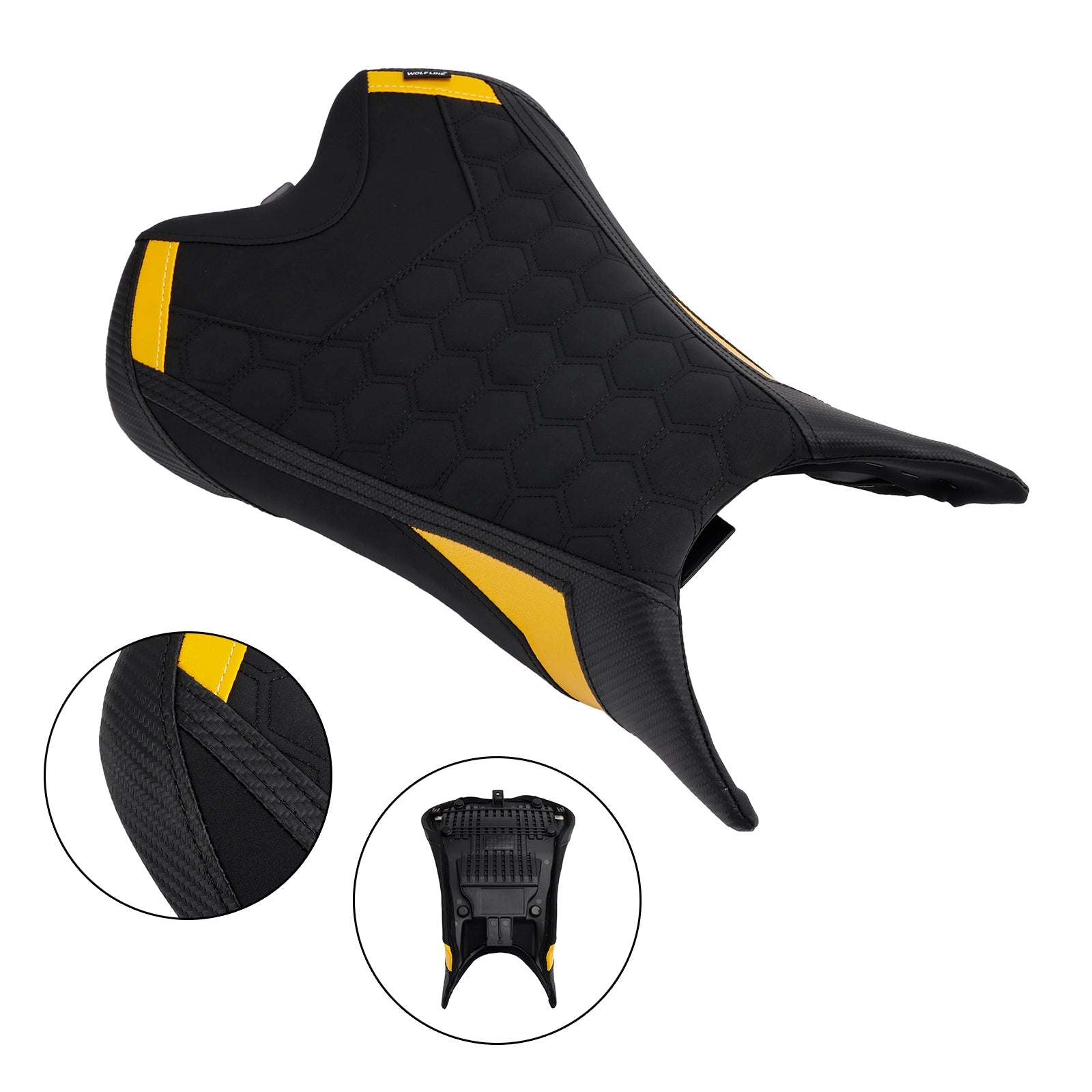 2023-2025 Street Triple 765R/Rs Front Raider Seat Driver Cushion Pu Fit Red