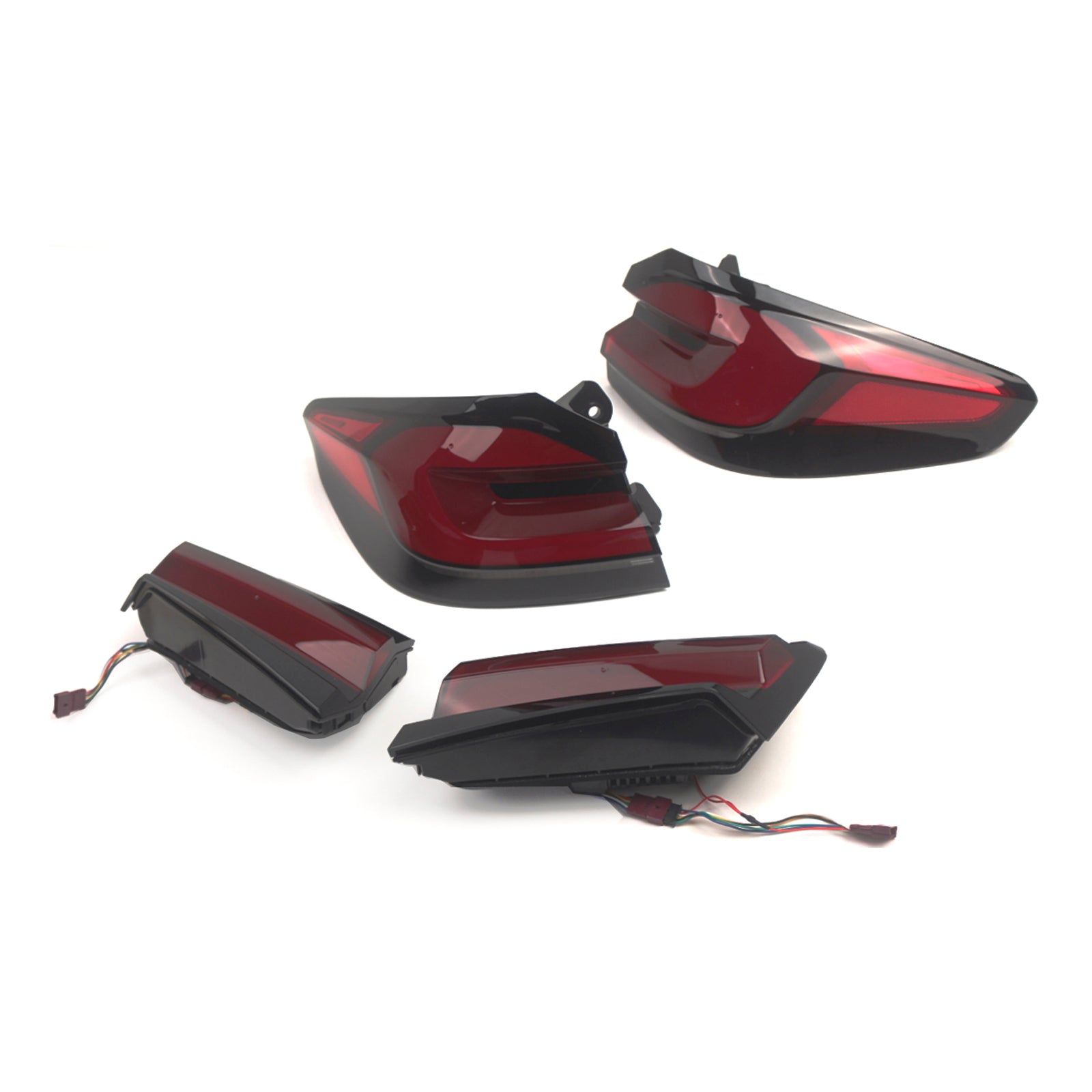 2018-2020  BMW 5 Series G30 G38 L&R Red LED Tail Lights Rear Lamp Assembly