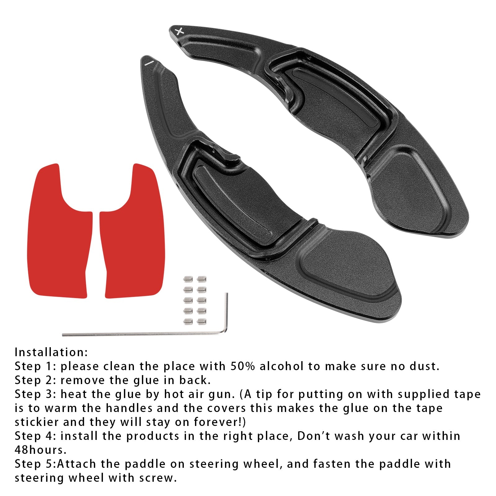 Steering Wheel Paddle Shifter Extension For Acura MDX RDX TLX Aluminium