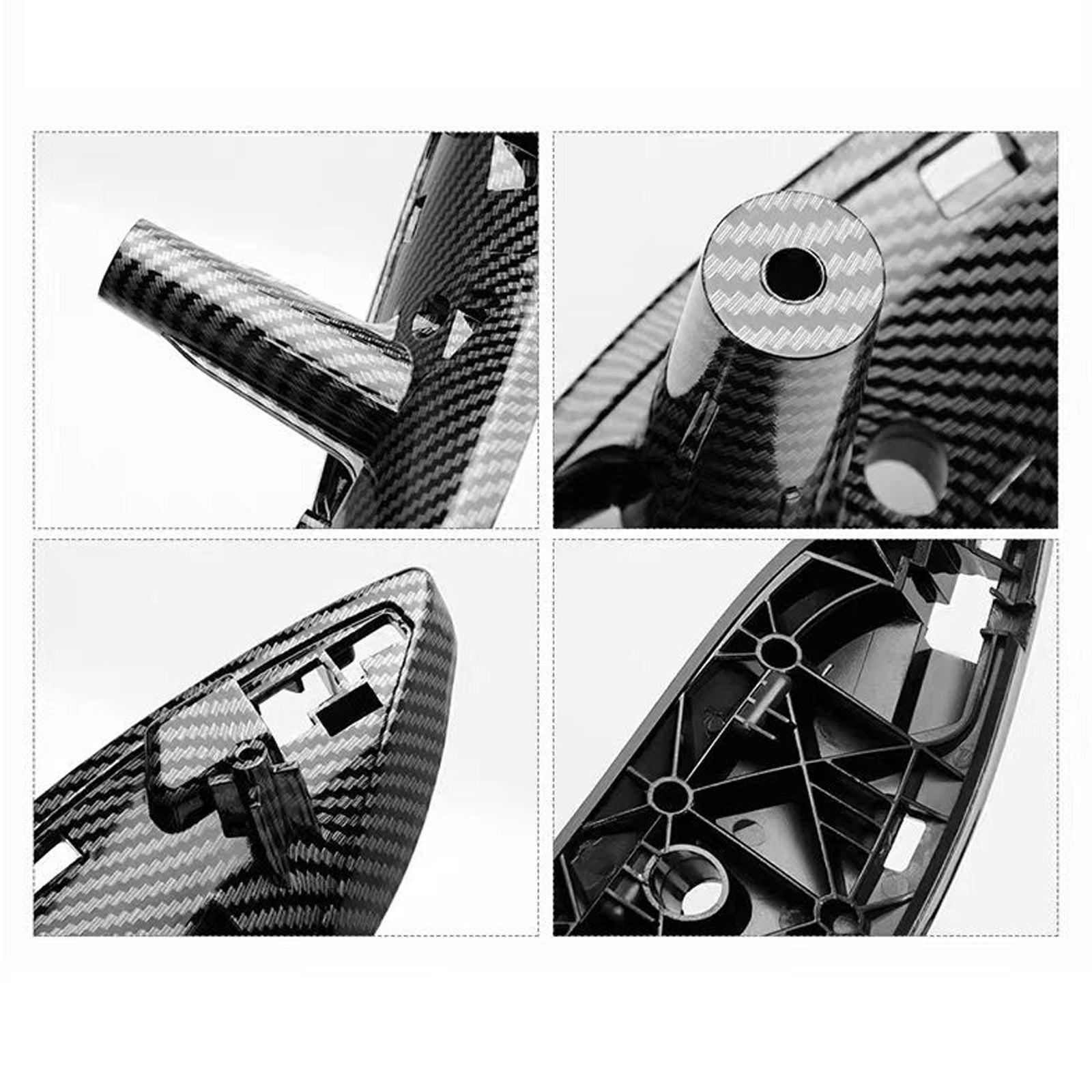 4PCS Carbon Inner Trim Door Pull Handle for BMW F30 F80 F31 F32 F33 F35