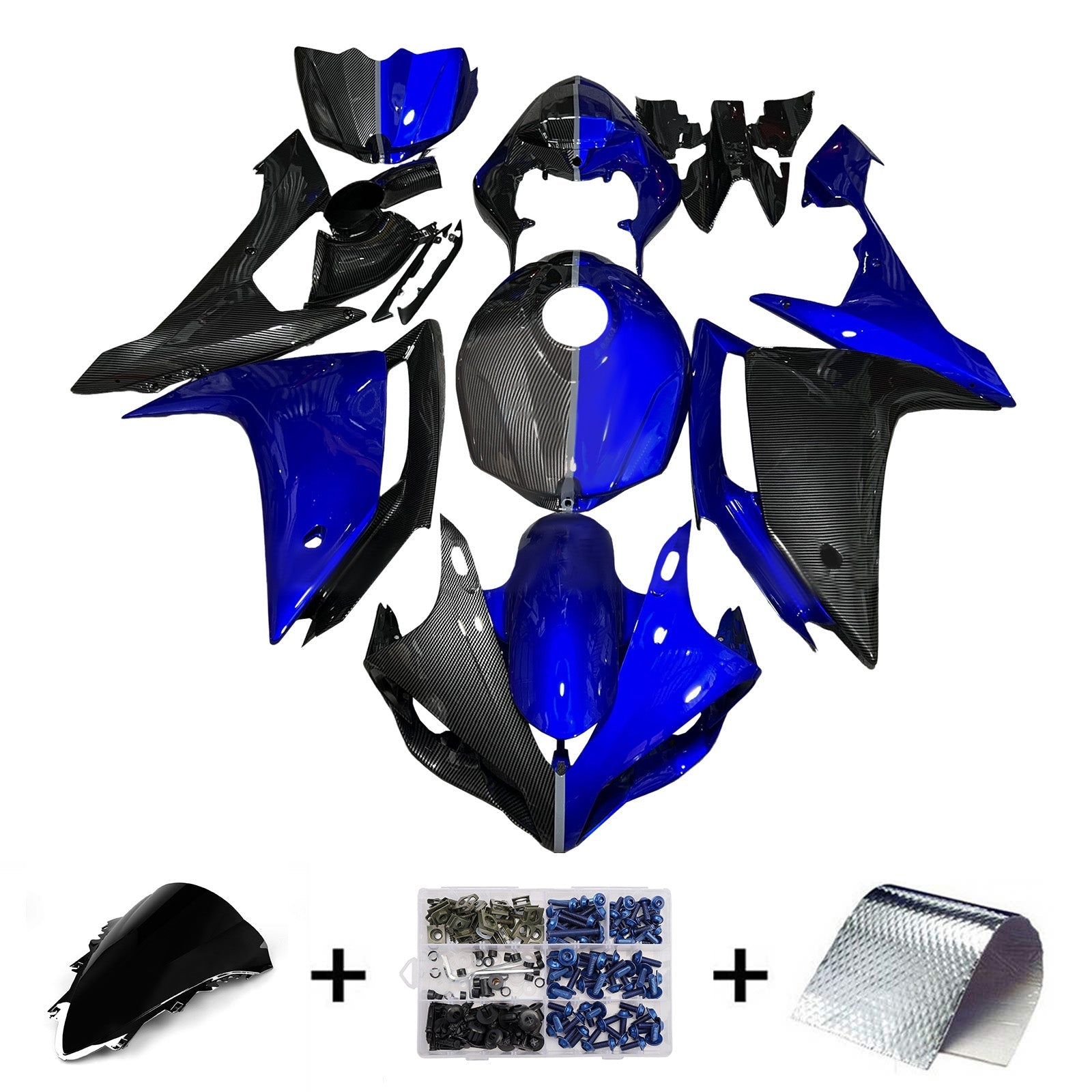 Injection Fairing Kit Bodywork Plastic ABS For Yamaha YZFR1 YZF-R1 2007-2008