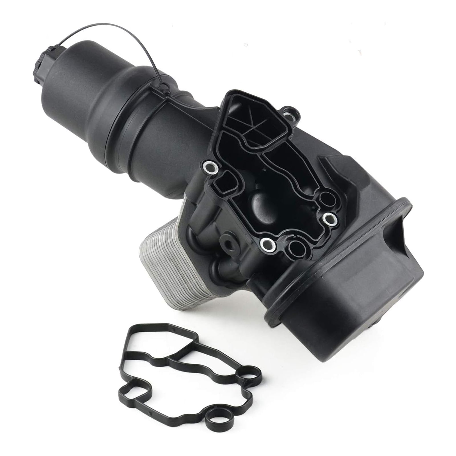 2007-2009 Volkswagen EOS 2.0T Engine Oil Cooler Oil Filter Assembly 06F115397J 06F115397H