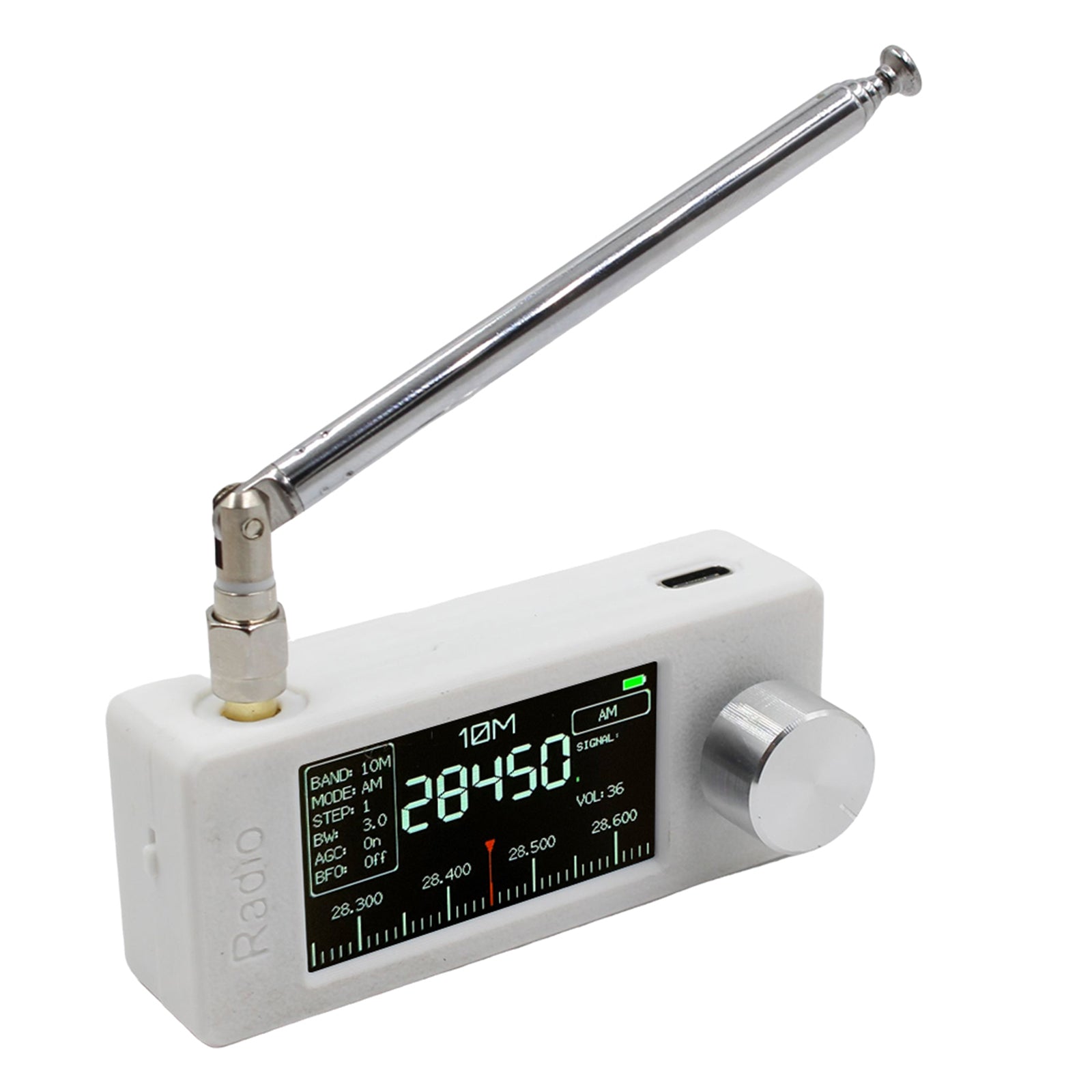 SI4732 Portable Radio 0.5-108MHz LSB AM FM Mini Pocket All-Band Radio Receiver