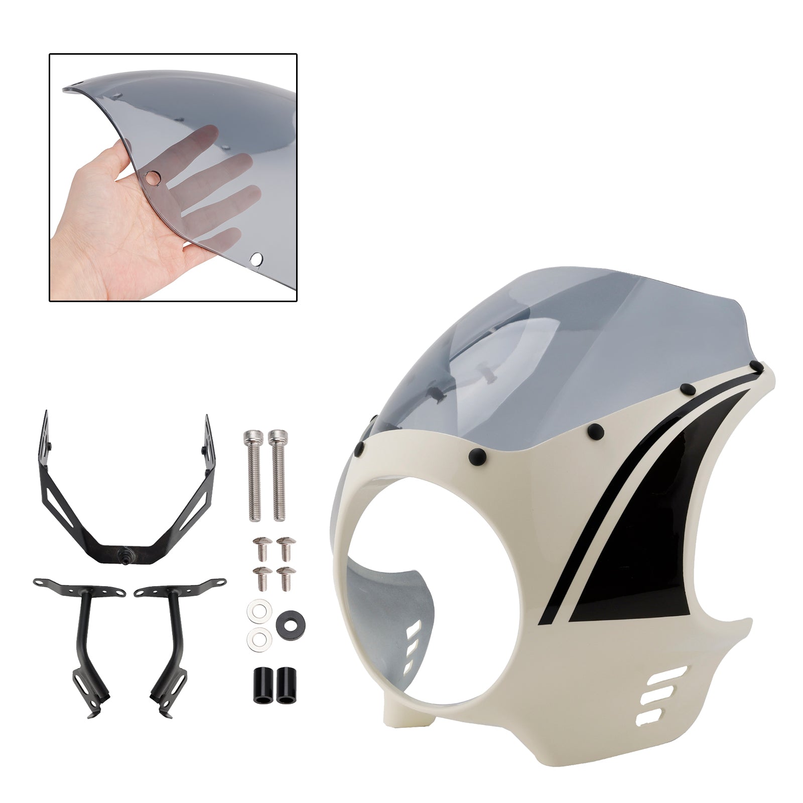 2022-2025 Yamaha XSR900 Headlight Fairing Windshield WindScreen