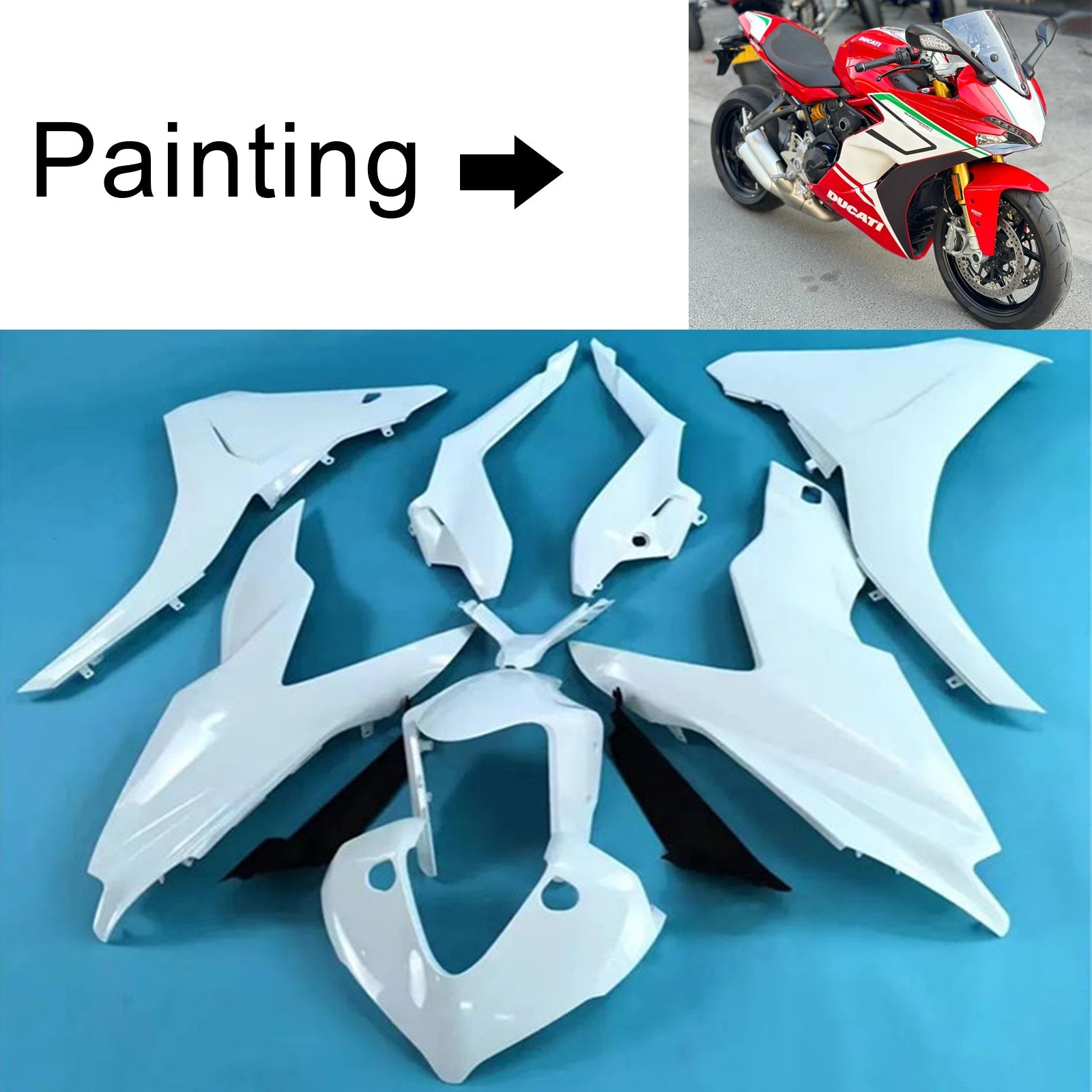 Ducati Supersport 939 939S 2017-2020 Fairing Kit Bodywork