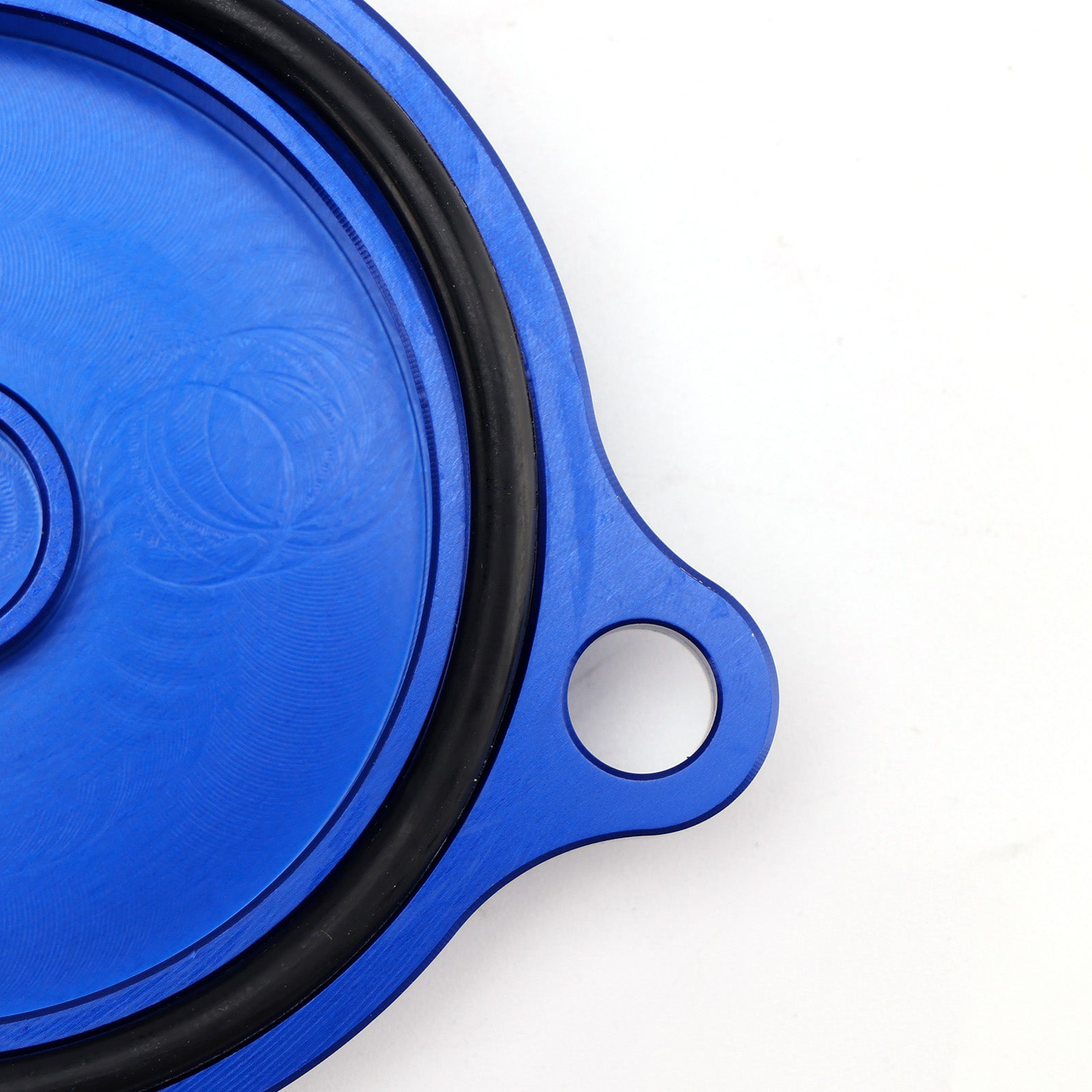 CNC Blue Oil Filter Cover For Suzuki Burgmann UH 125 150 200 DR-Z 400 E S SM