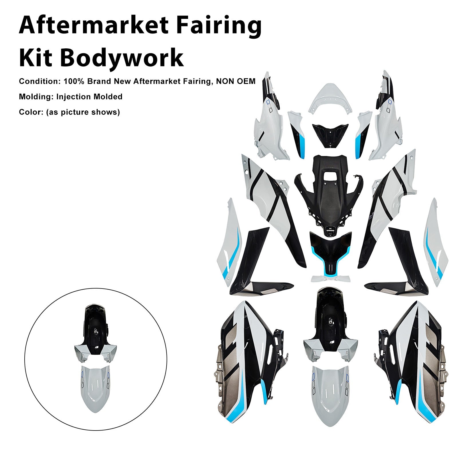 2025-2026 for Yamaha TMAX560 Injection Bodywork Fairing Kit