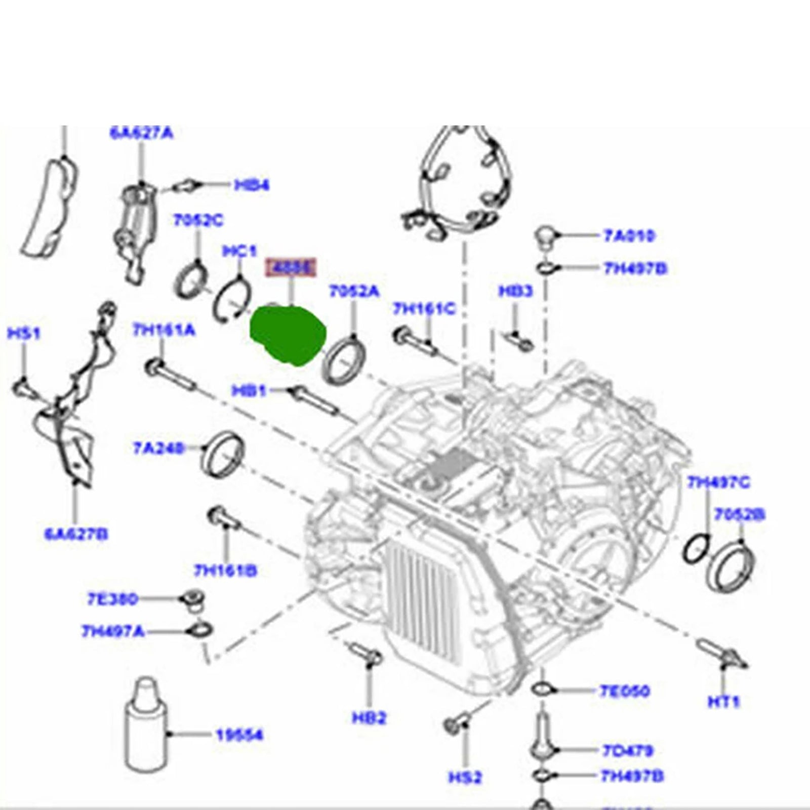 Transmission Differential Sleeve LR002746 For Freelander2/Evoque 2006-2016