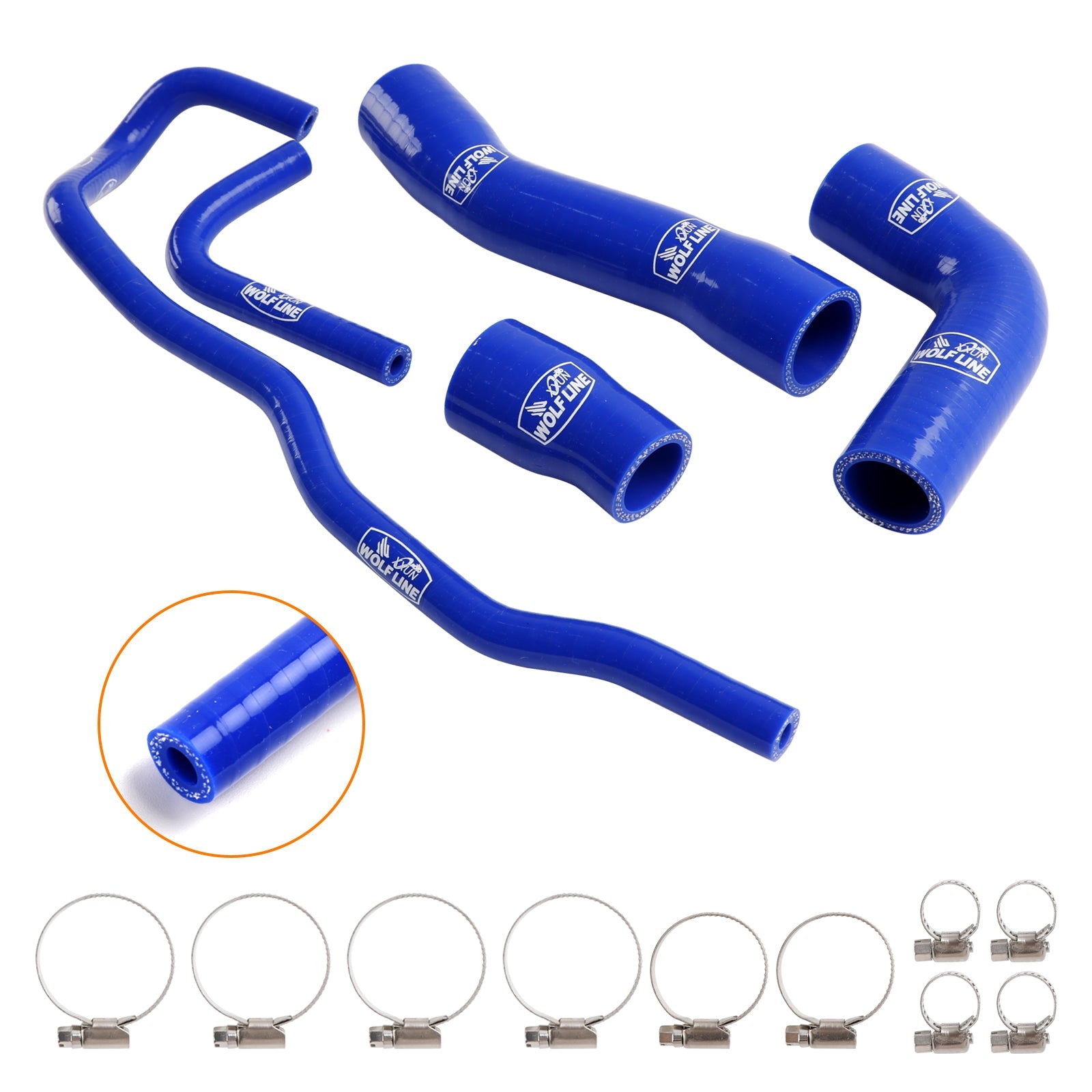 Silicone Radiator coolant Hose kit For BMW S1000RR 2019-2023