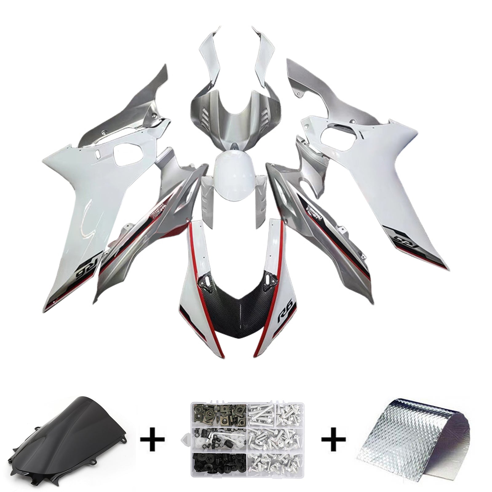 Yamaha YZF-R6 2017-2023 Fairing Kit Bodywork Plastic ABS