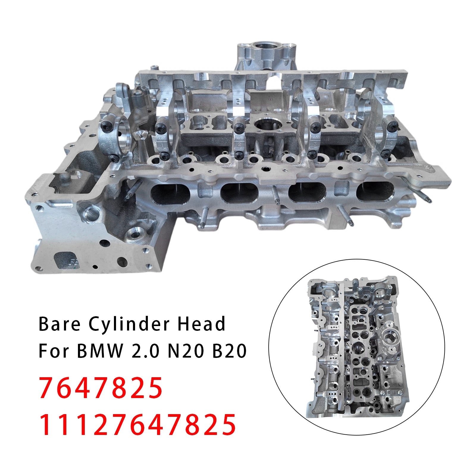 BMW 2.0 N20 B20 Bare Cylinder Head 7647825 11127647825