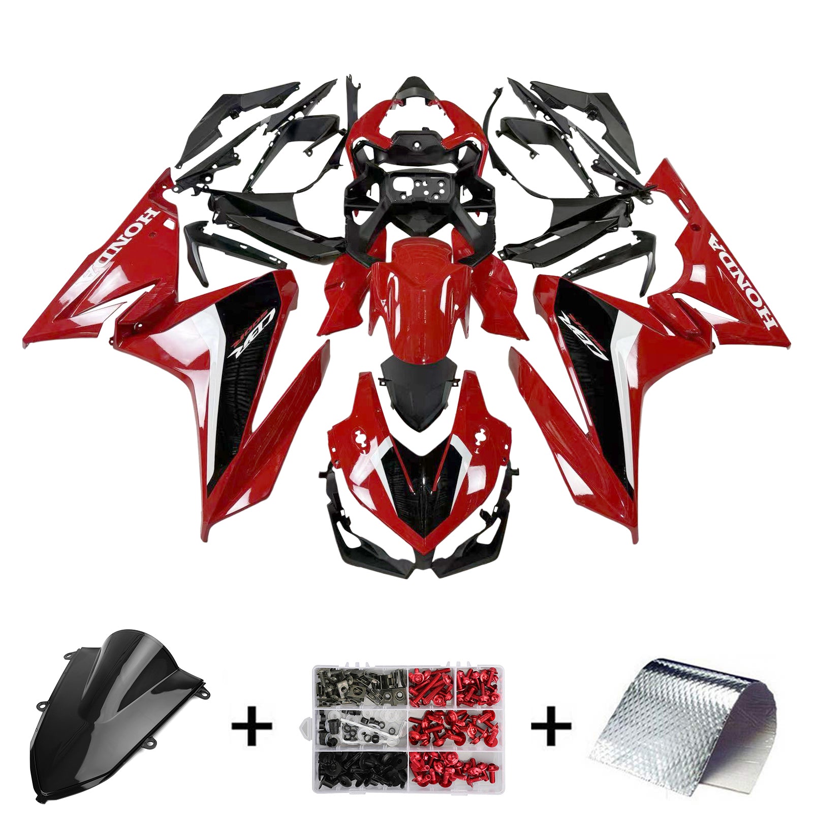 Injection Fairing Kit Bodywork Plastic ABS For Honda CBR500R 2022-2023