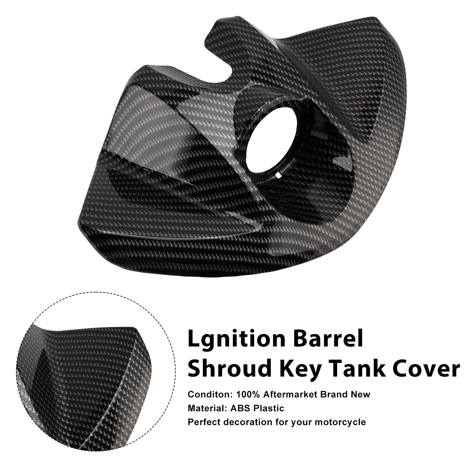 2022-2025 Trident 660 Lgnition Barrel Shroud Key Tank Cover