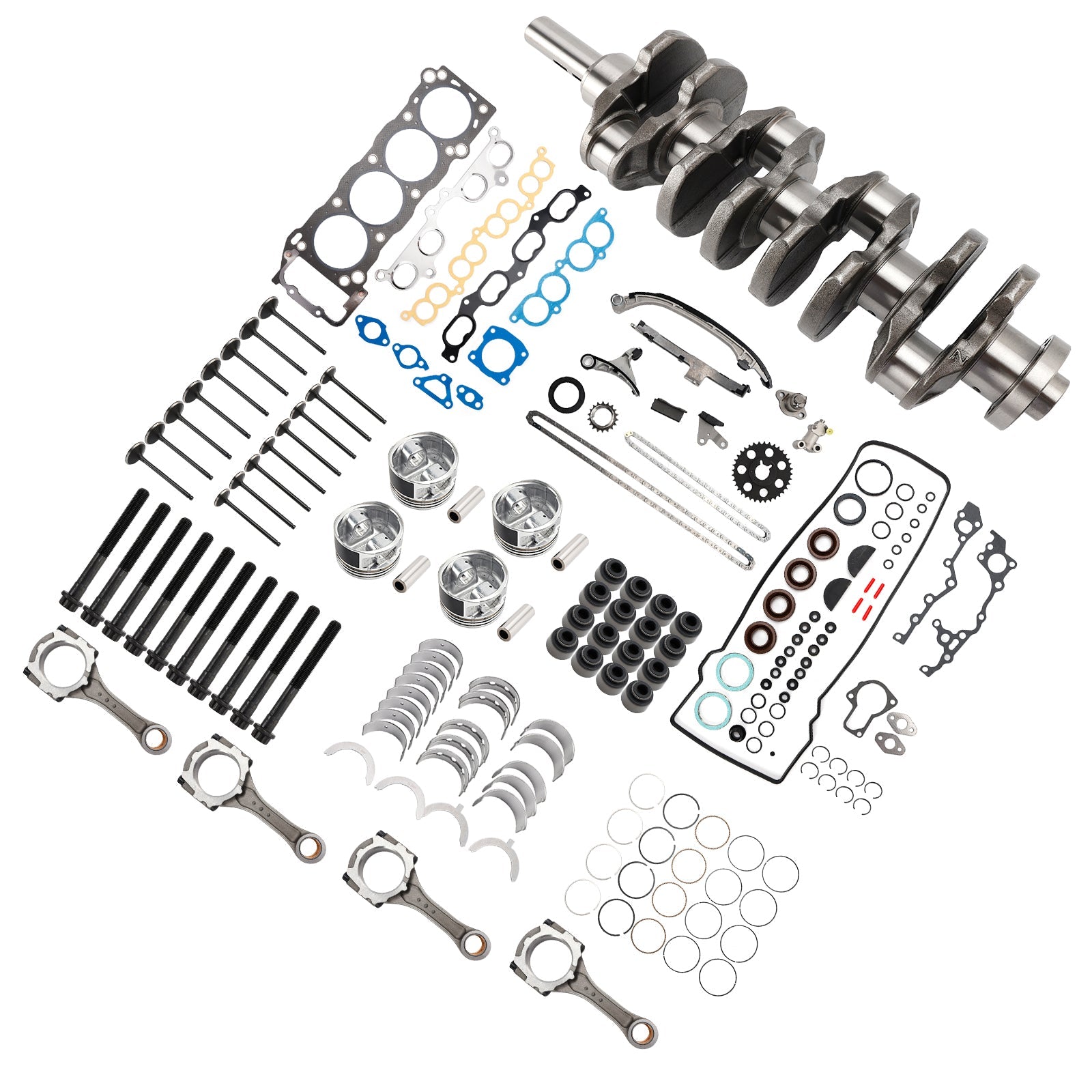 3RZ-FE Engine Overhaul Rebuild Kit for Toyota 4Runner Tacoma T100 2.7L 1994-2004