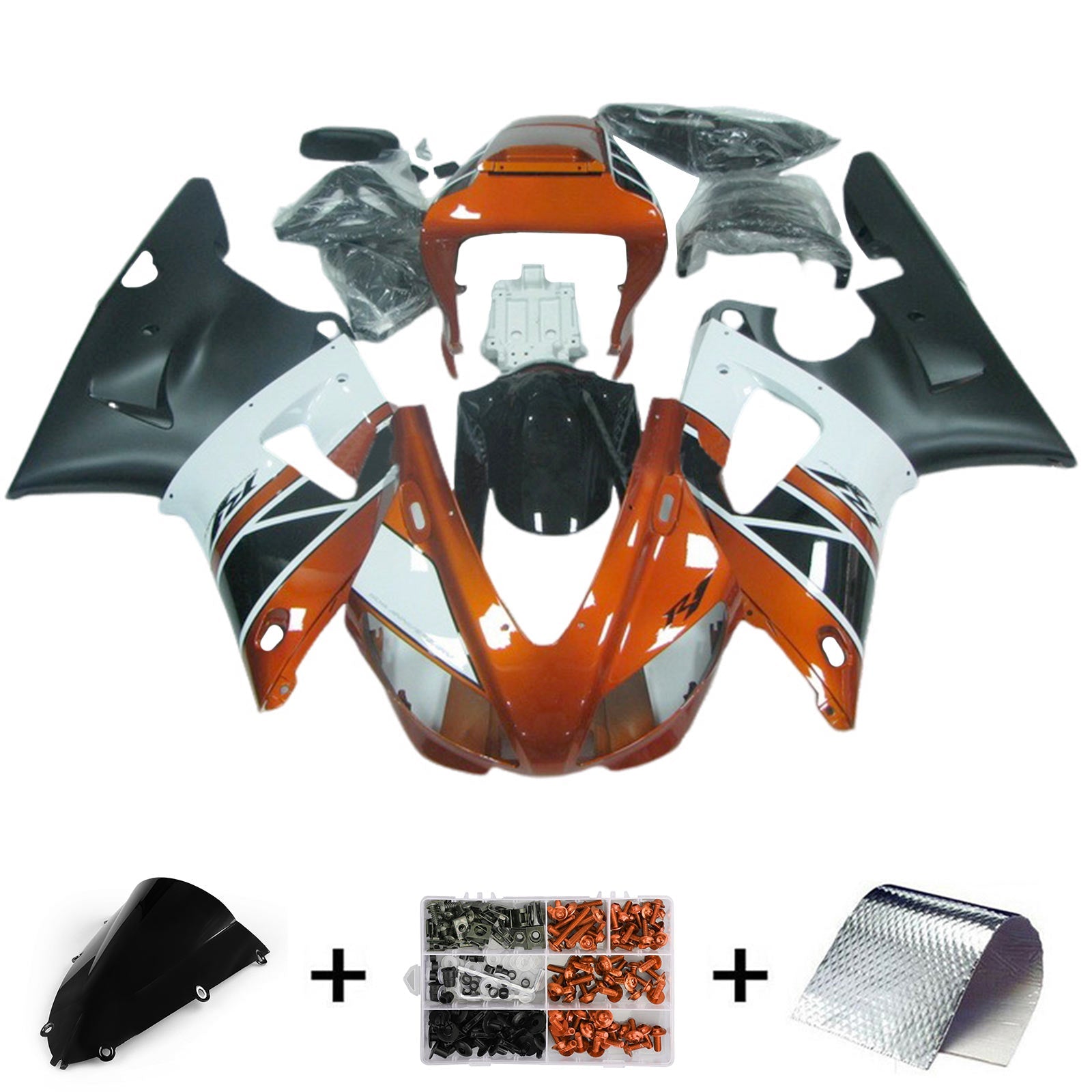 Yamaha YZF-R1 1998-1999 Fairing Kit Bodywork Plastic ABS