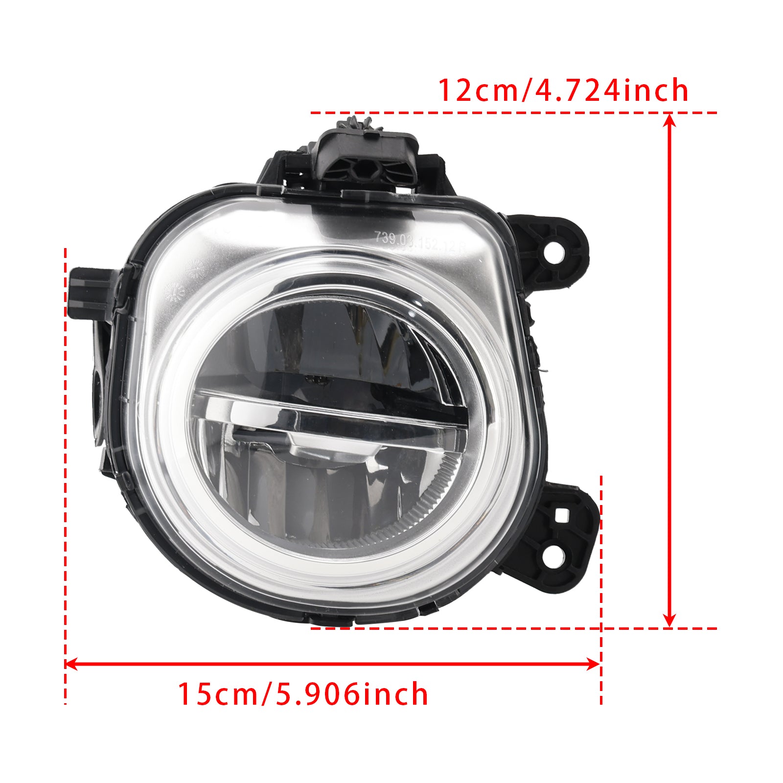 1 Pcs LED Front Right Fog Light For BMW X3 F25 X4 F26 X5 F15 X6 F16 63177317252