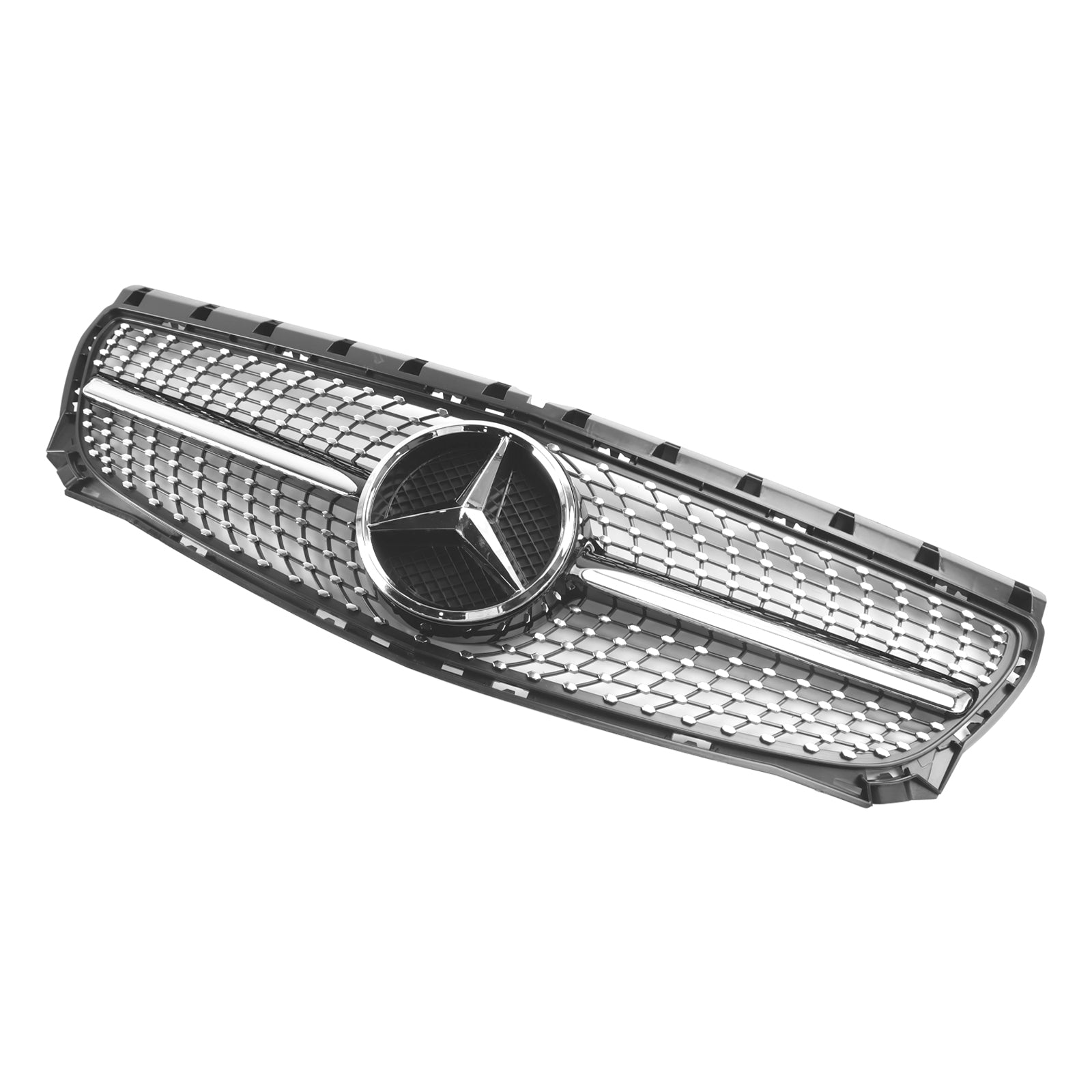 Front Bumper Grill Grille Fit Mercedes Benz B-Class W246 2011-2014 Diamond