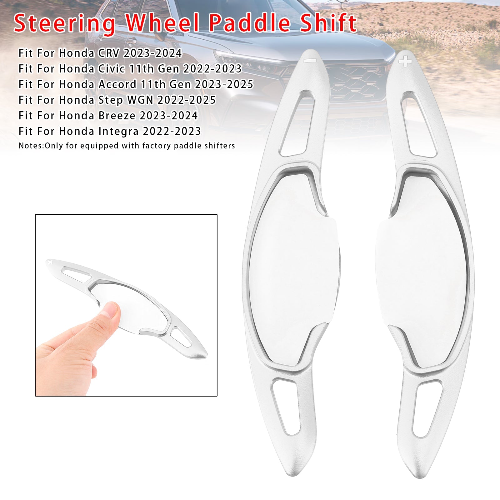 Steering Wheel Paddle Shifter Extension For Honda CRV Civic 11