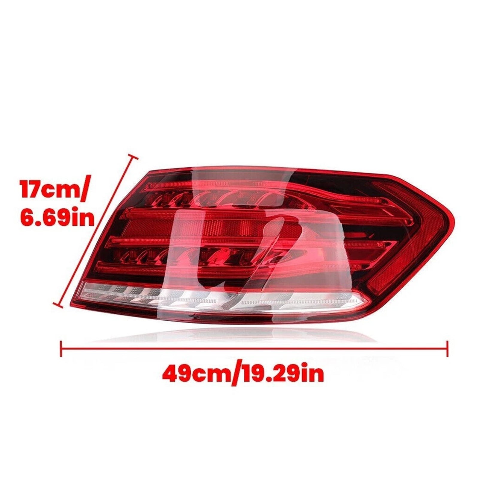 2014 Mercedes-Benz E250/E350/E400/E550/E63 AMG/E63 AMG S Right LED Outer Rear Tail Light Brake Lamp 2129060203 2129060857 2129060803