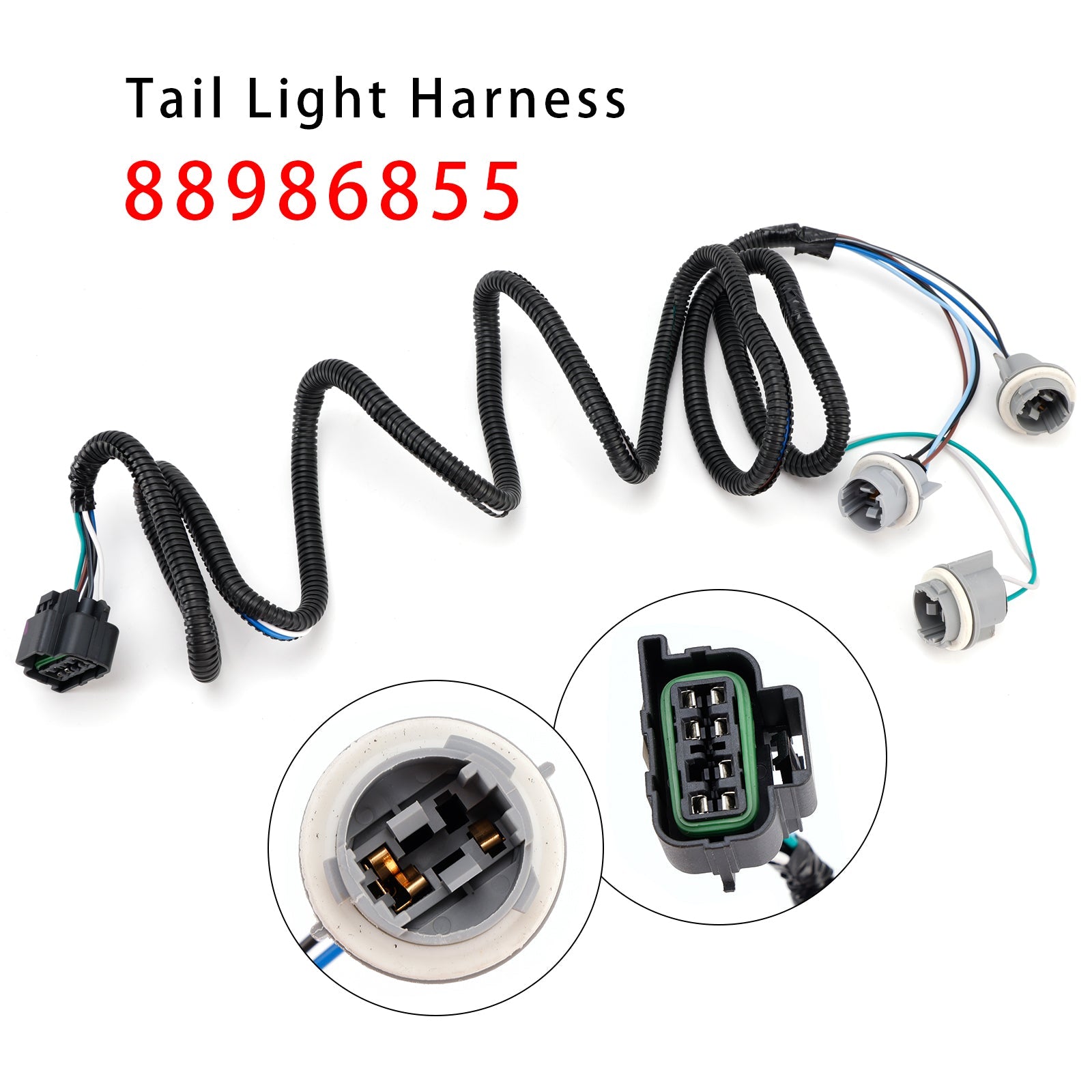 Rear Right Tail Light Wiring Harness 88986855 For Silverado Sierra 1999-2005