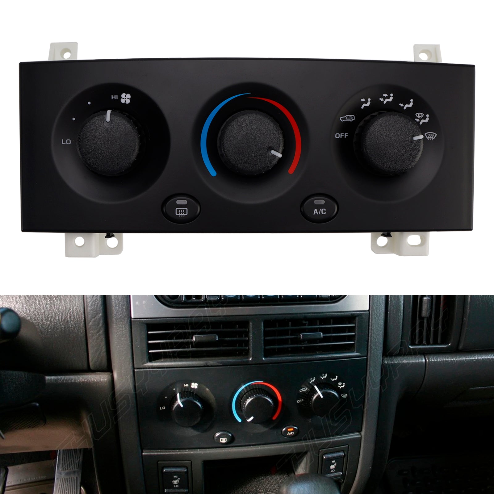 2002-2004 Jeep Grand Cherokee A/C Heater Climate Control Module 55115904AC