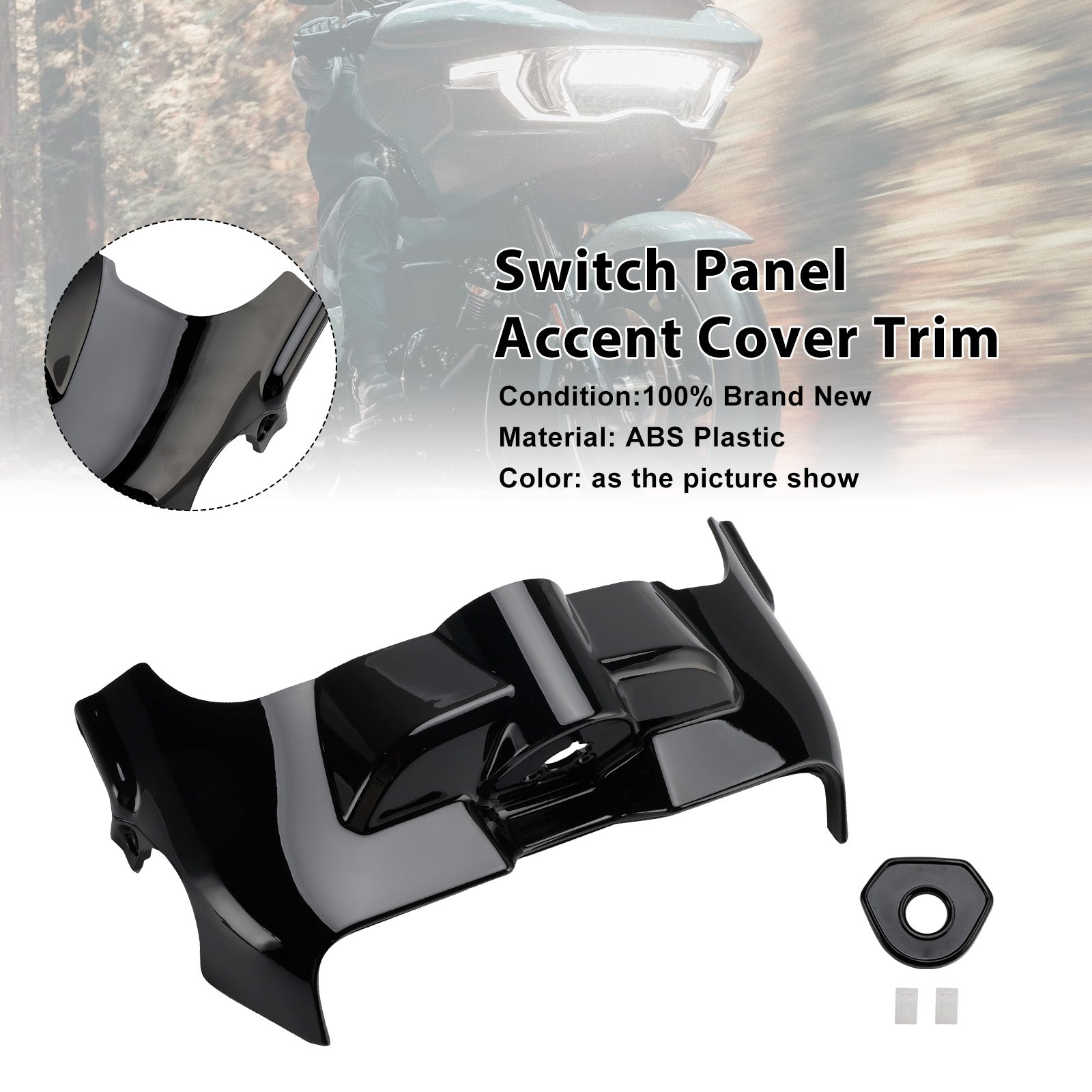 2023-2025 Touring Electra Street Glide Switch Panel Accent Cover Trim