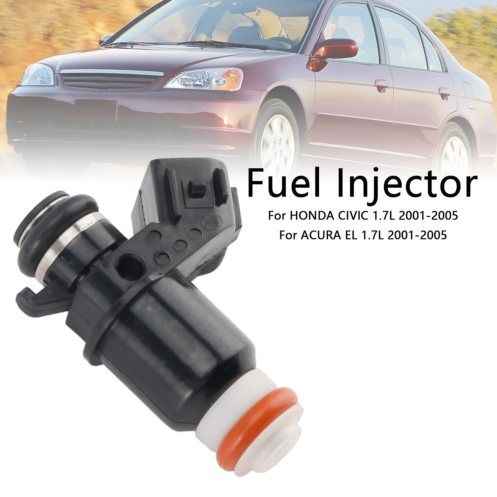 2001-2005 Honda Civic 1.7L 1PCS Fuel Injector 16450-PLD-003 Fit ACURA EL