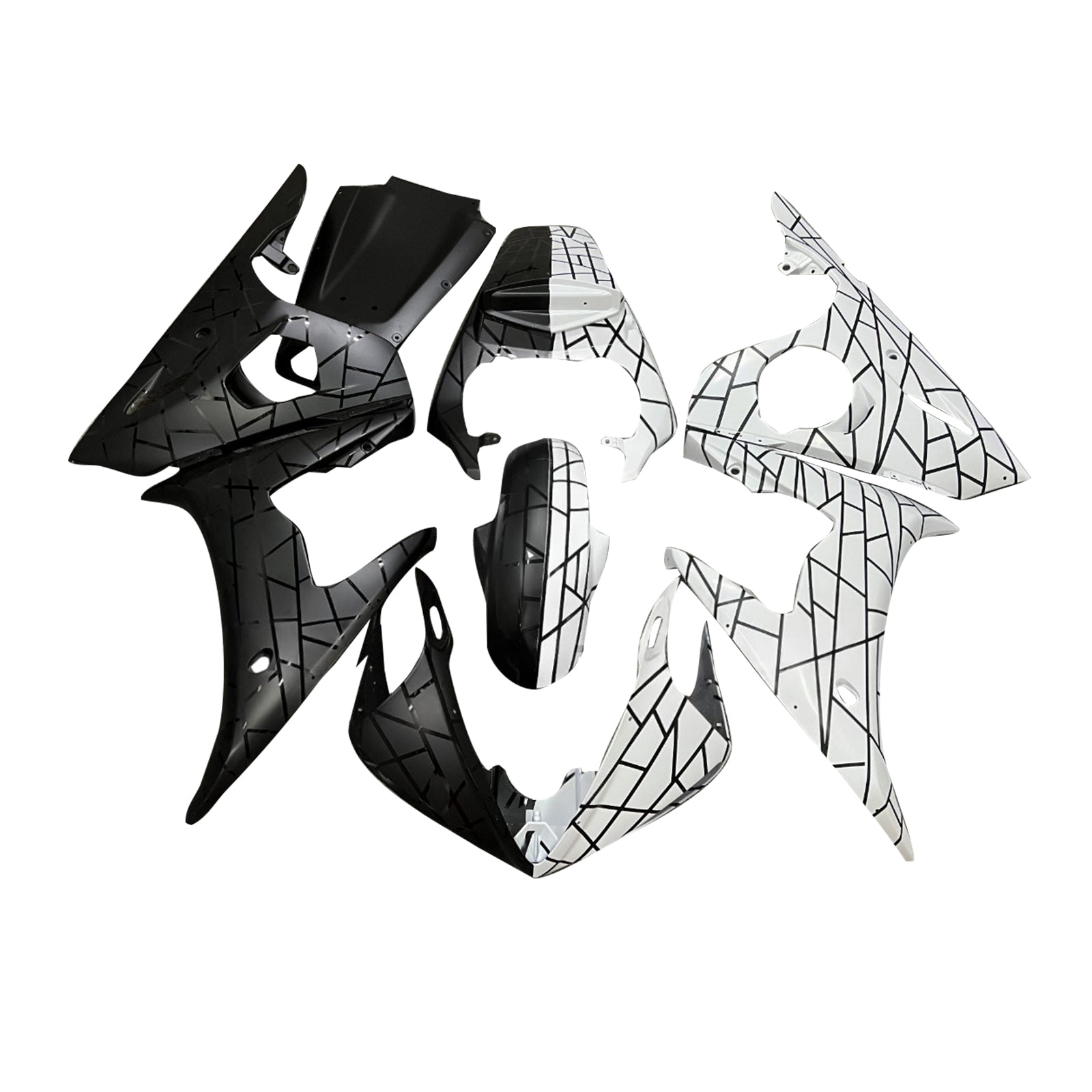 Injection Fairing Kit Bodywork For Yamaha YZFR6 YZF-R6 2005