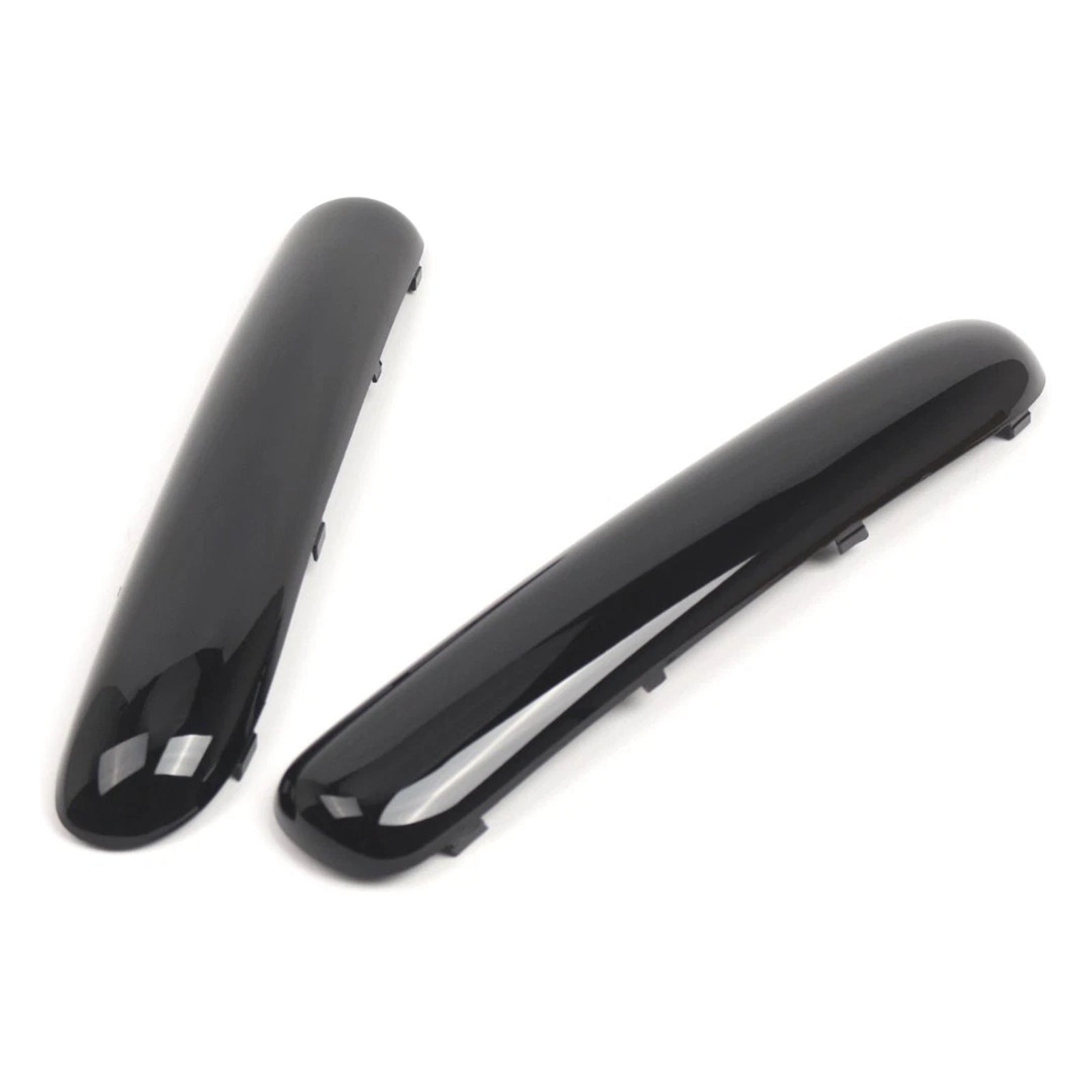 2001-2004 Mini One Cooper R50/R52/R53 Pair Front Bumper Trim Set Glossy Black