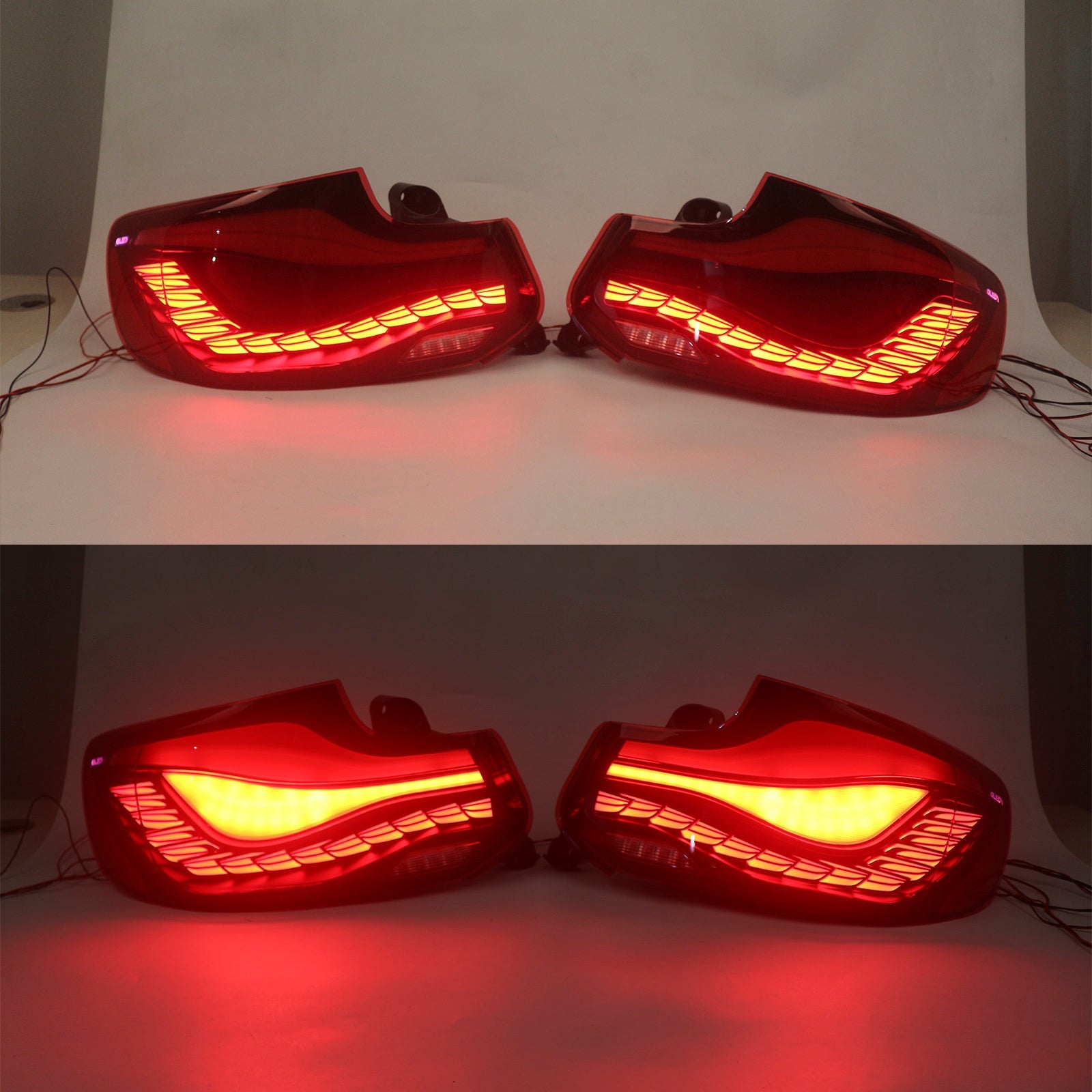 2014-2019 BMW 2 Series F22 F23 F87 228i, 230i L&R Red LED Tail Lights Rear Lamp Assembly 63219491591