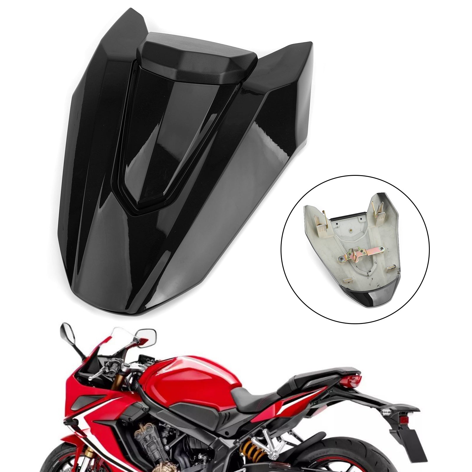 Motorcycle Rear Seat Passenger Cover Cowl Fairing for Honda CBR650R 2019-2020