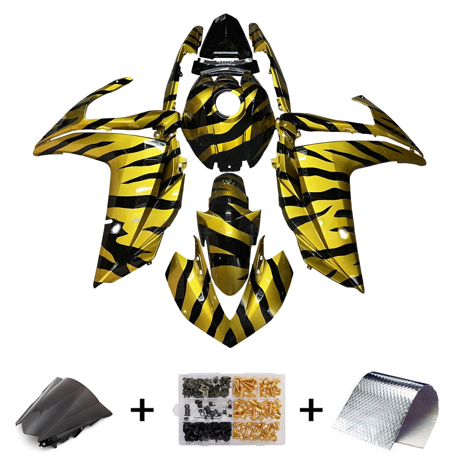 Injection Fairing Kit Bodywork ABS For Yamaha YZF-R3 2014-2018 R25 2015-2017