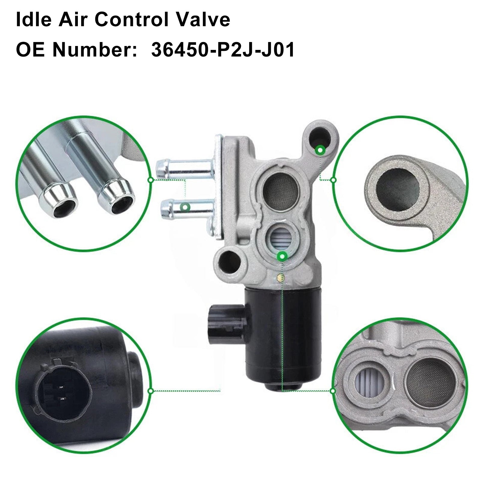 Idle Air Control Valve 36450-P2J-J01 For Honda Civic Type R VTI Integra 96-00