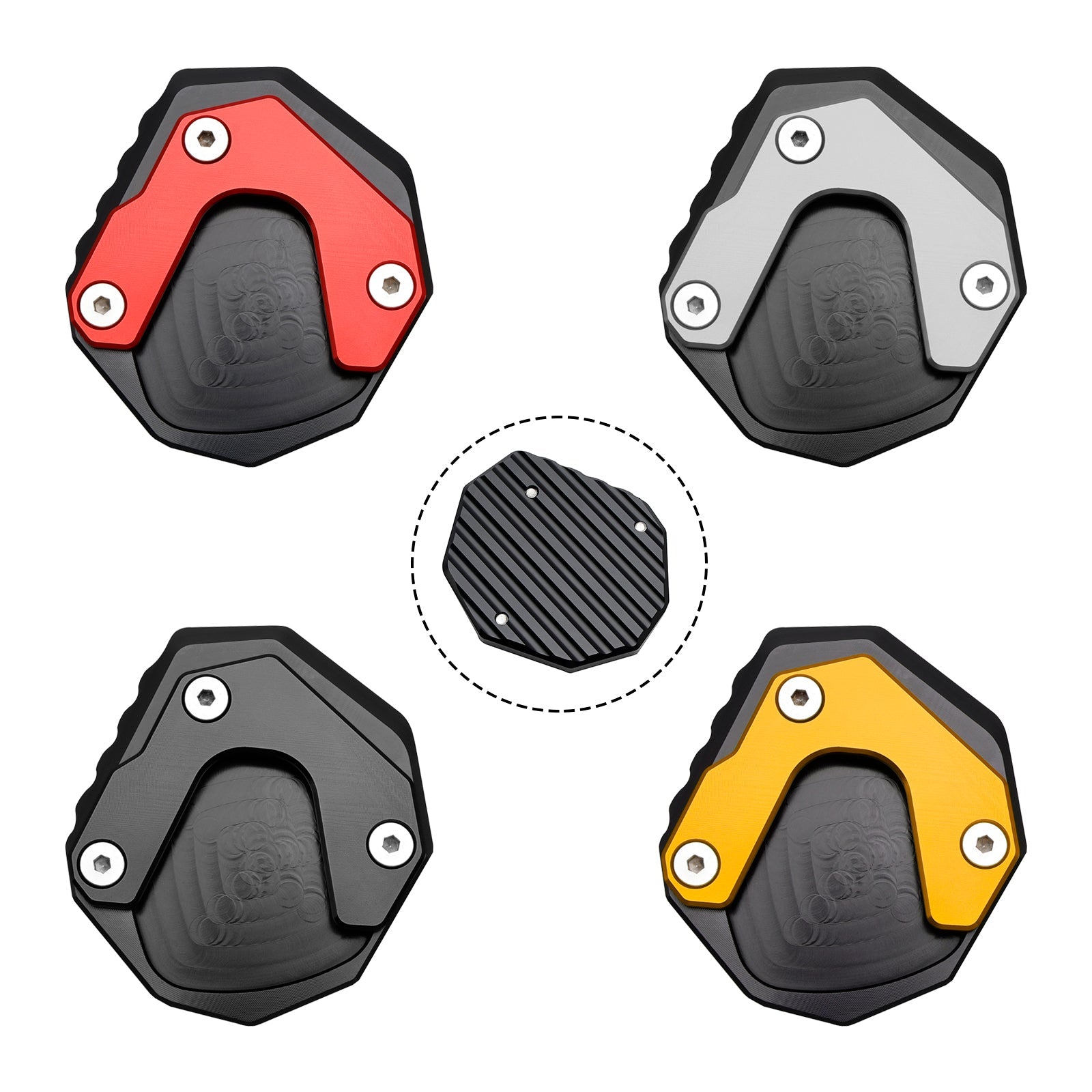 Kickstand Enlarge Plate Pad fit for Honda XL 750 Transalp CB750 Hornet 23-24