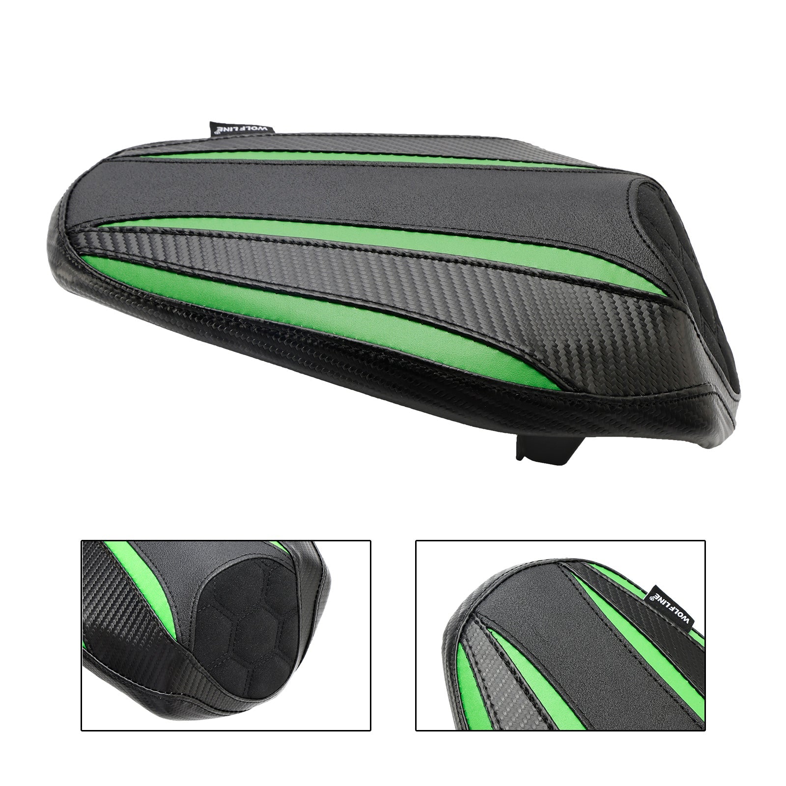 2023 Kawasaki Zx-4R Zx-4Rr Rear Passenger Seat Pillion Saddle Flat Black