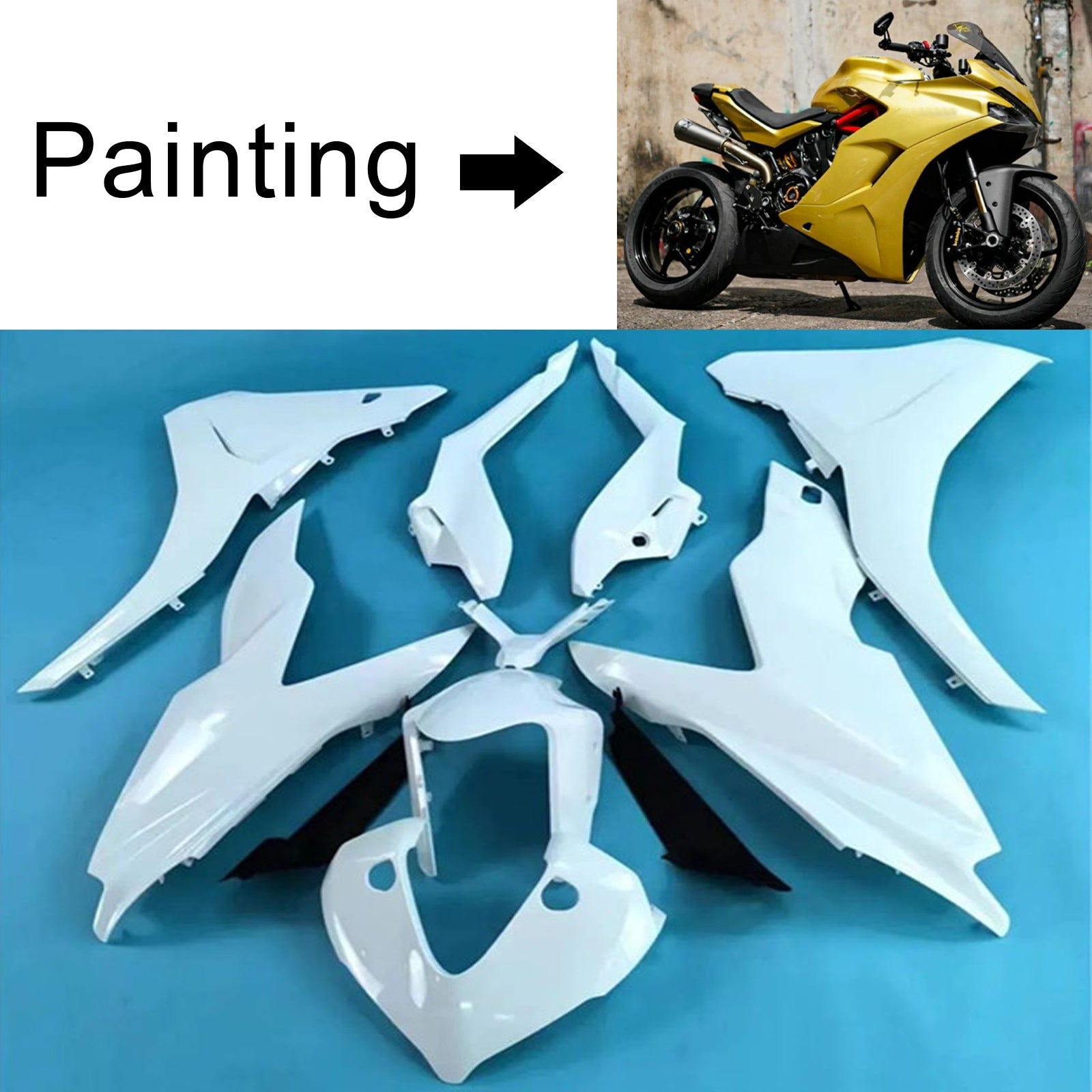 Ducati Supersport 939 939S 2017-2020 Fairing Kit Bodywork