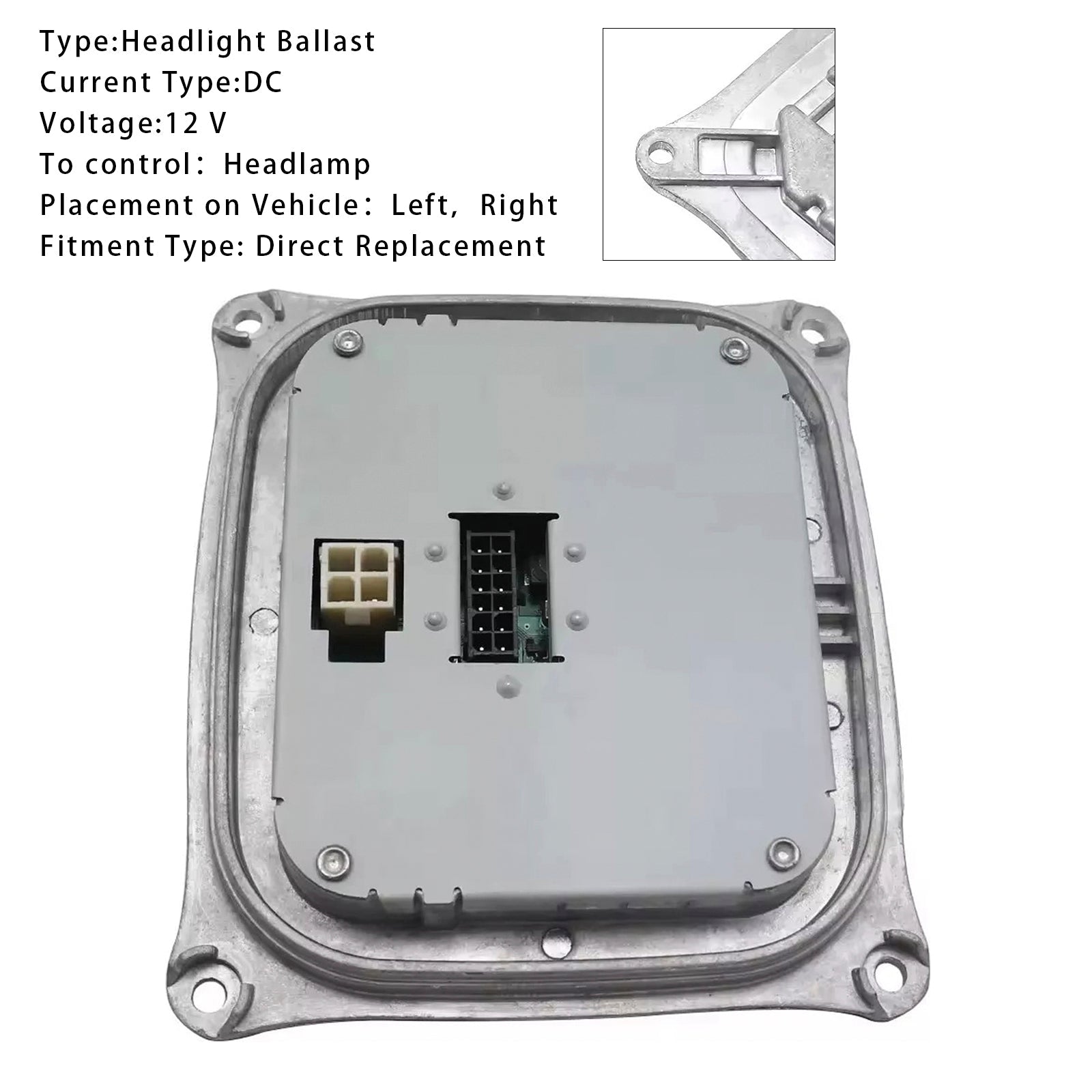 2010-2012  Land Rover Range Sport L322 Headlight Module Adaptive Lighting Control Unit 1307329241