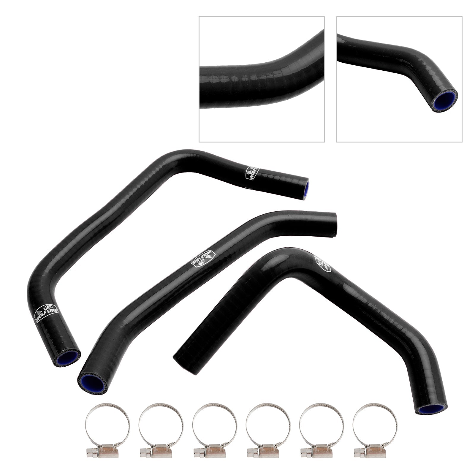 Silicone Radiator coolant Hose kit For Kawasaki ZX4R ZX-4RR 2023-2024