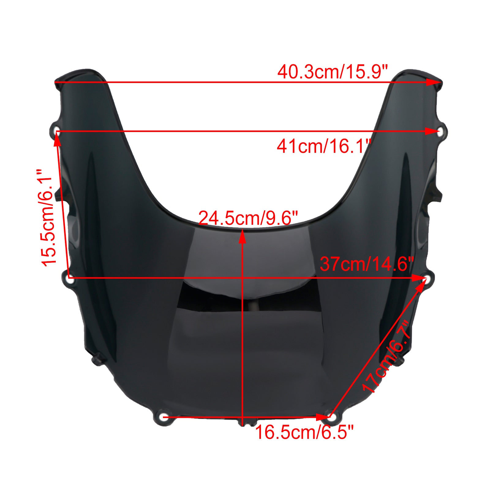 2024-2025 야마하 XSR900 GP 윈드실드 윈드스크린 + 브라켓