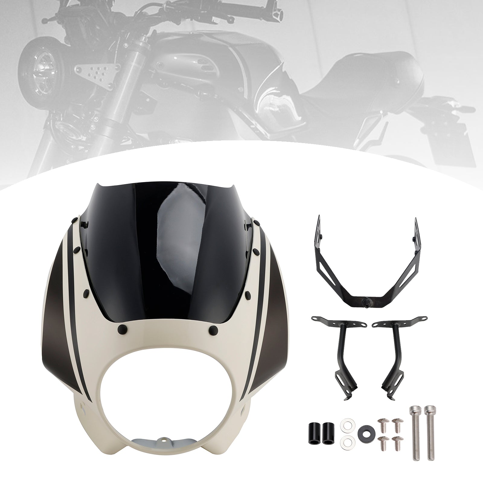 2022-2025 Yamaha XSR900 Headlight Fairing Windshield WindScreen