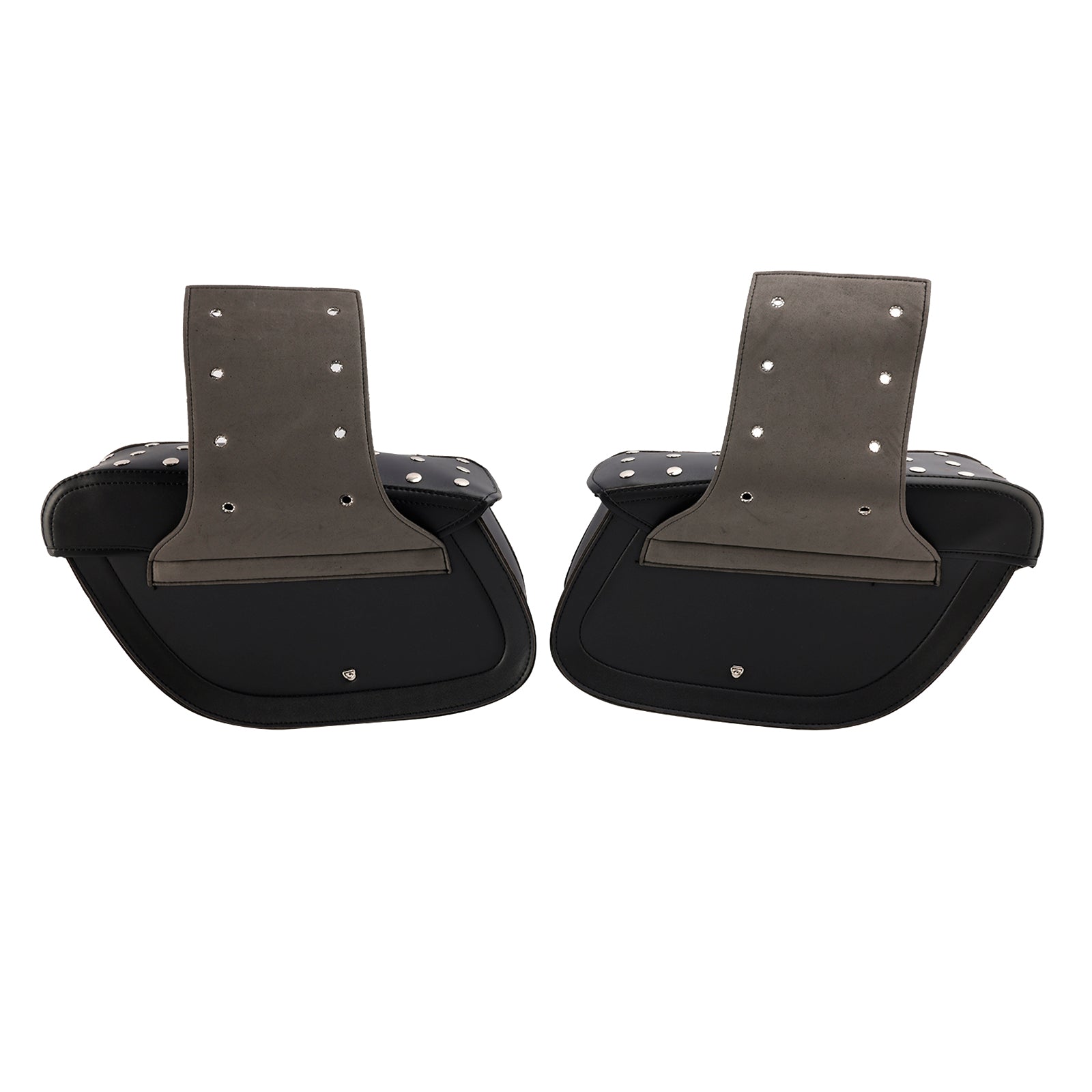 Universal Saddlebag Side Storage Tail Bag Pu Luggage Black 80L For Motorcycle