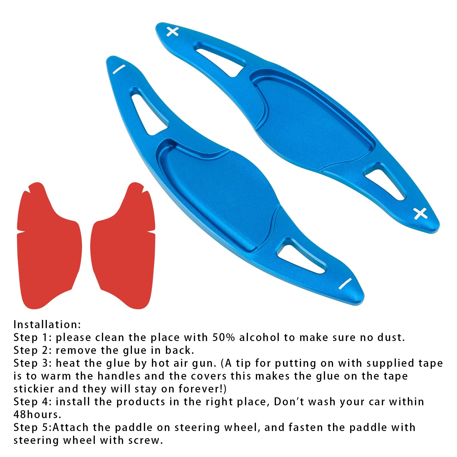 Steering Wheel Paddle Shifter Extension For Honda FIT VEZEL HRV Aluminium