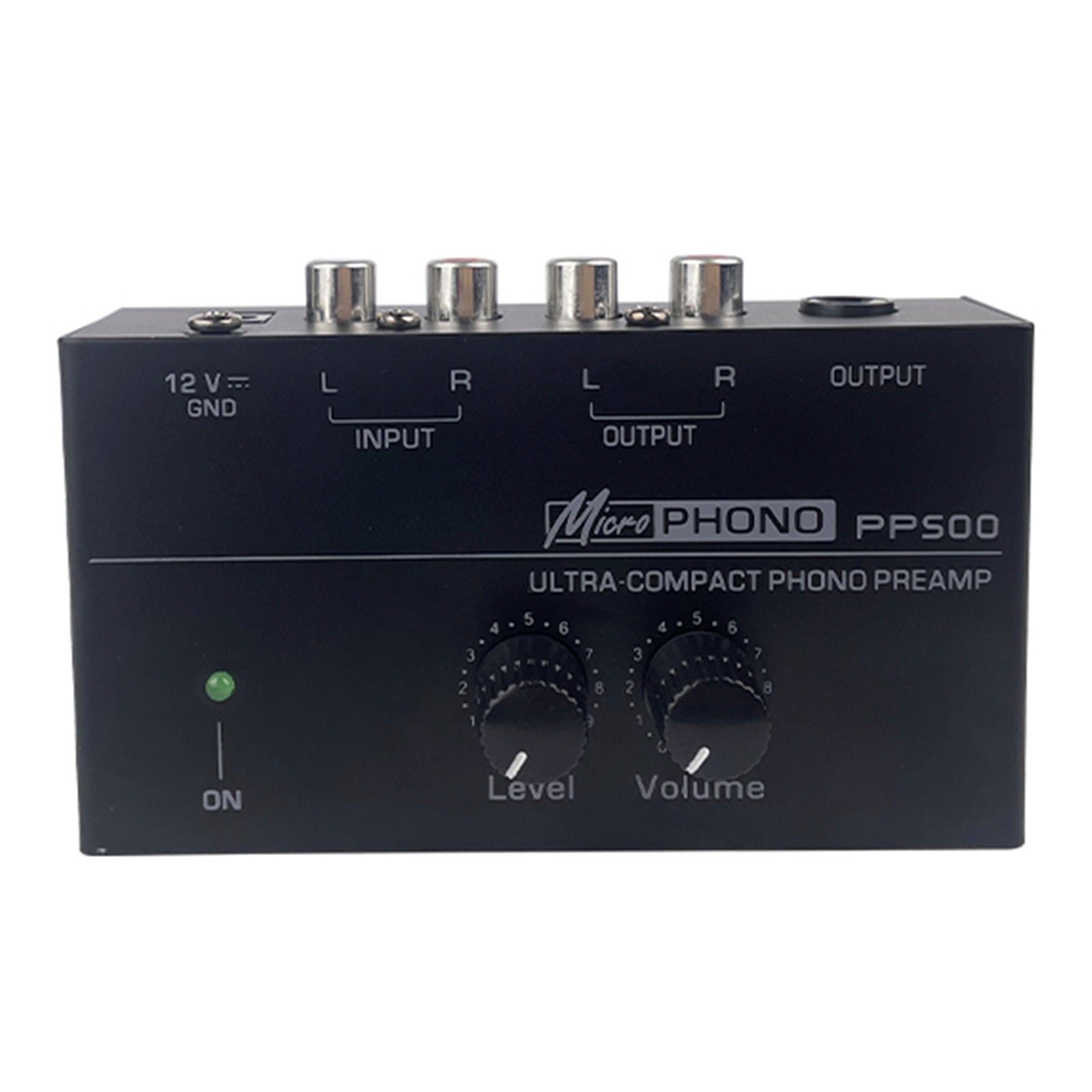 PP500 Phono Preamp Preamplifier 12V Level Volume Control for LP Vinyl Turntable