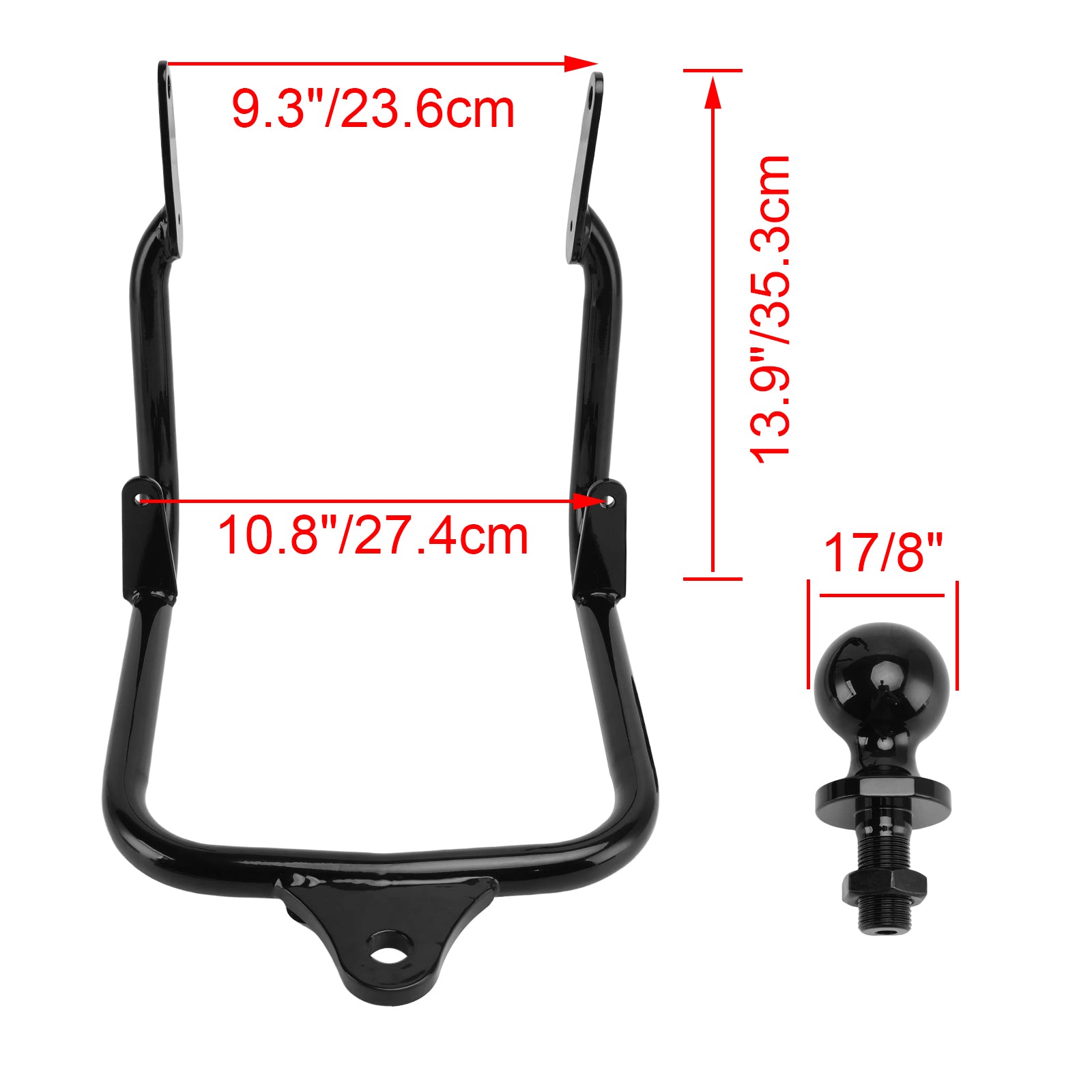 Receiver Trailer Tow Hitch Fit For Touring Electra Street Glide FLHX 2009-2023